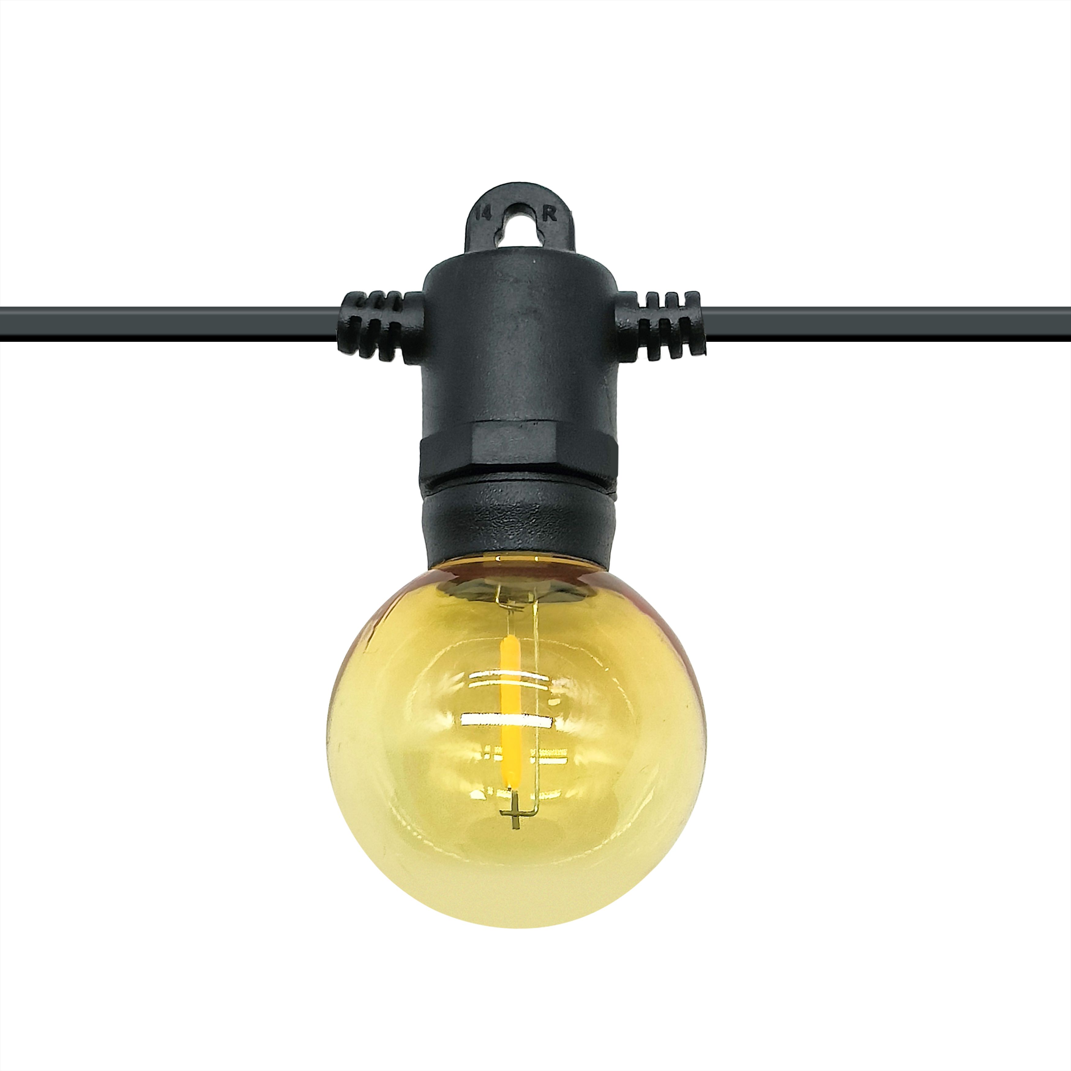 GoodHome Bideford Mains-powered (plug-in) Warm white 10 LED Indoor & outdoor String lights