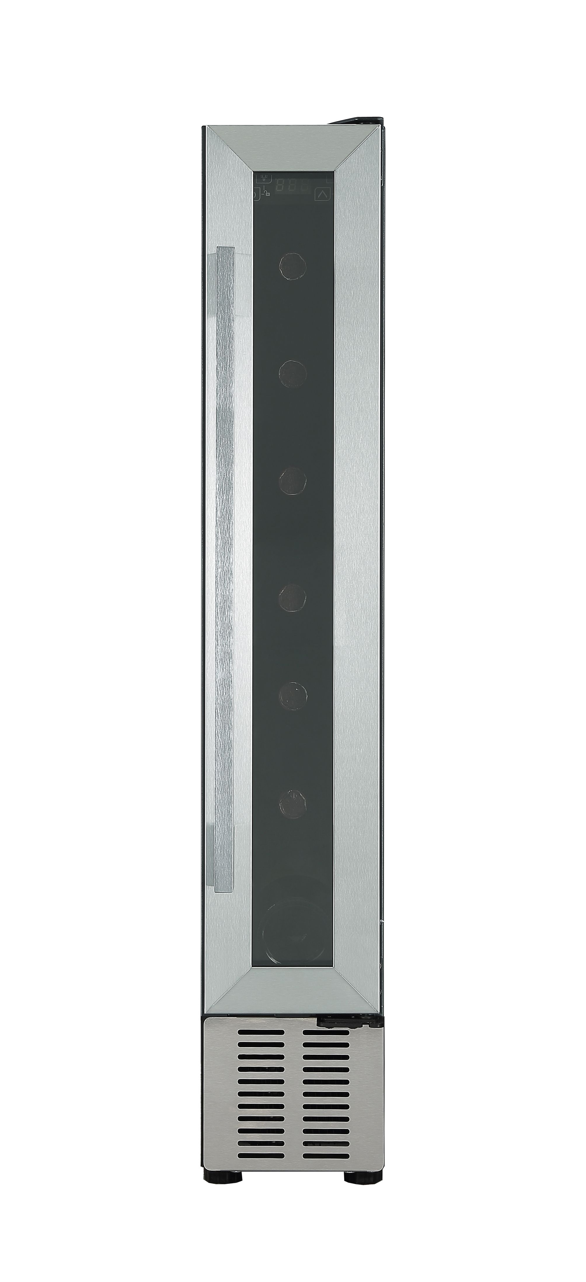 GoodHome BIWCS15UK Built-in & freestanding Wine cooler - Stainless steel effect