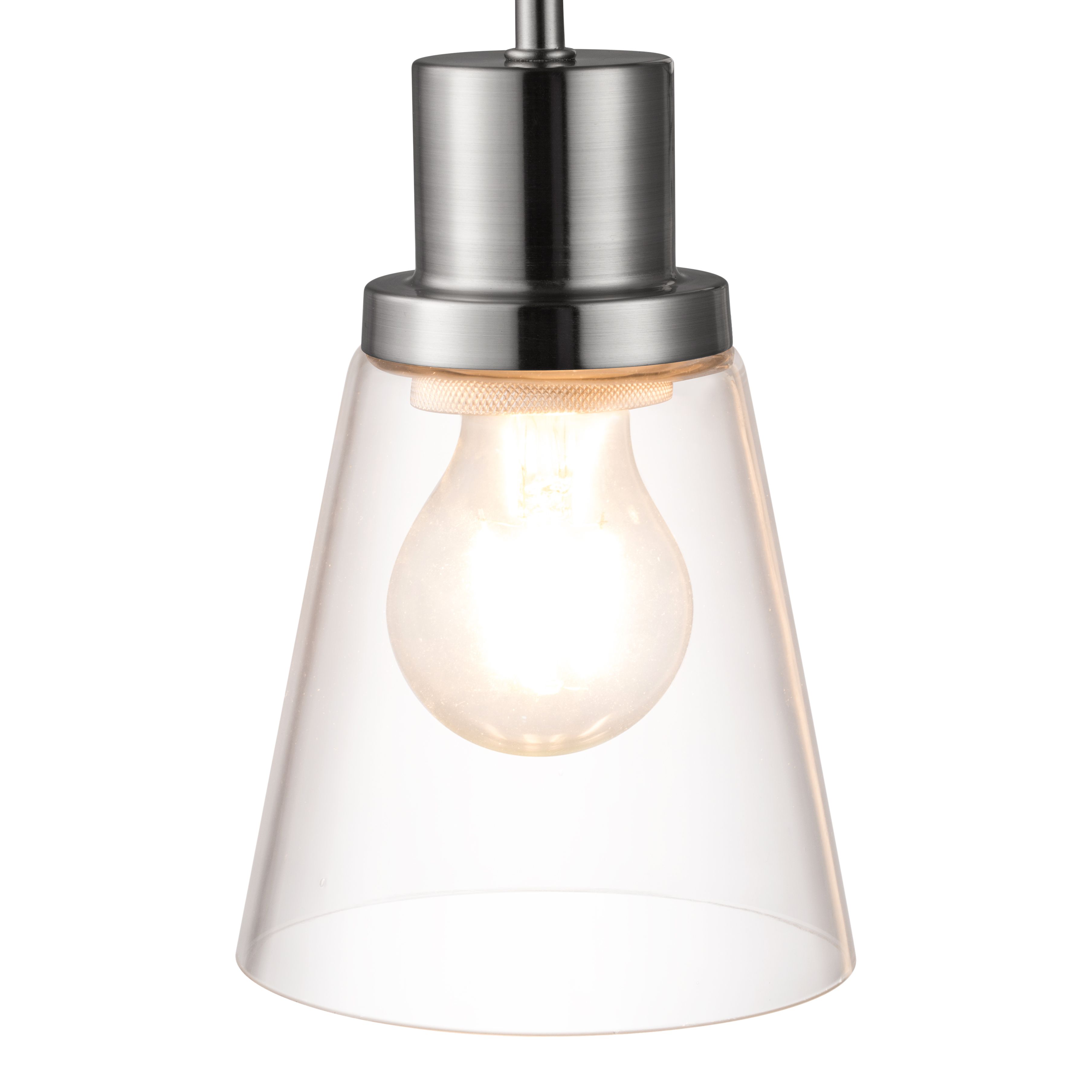 GoodHome Bobwhite Chrome effect Wired Bathroom wall light