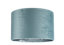 GoodHome Bodmin Light blue Silver effect Round Lamp shade (D)30cm
