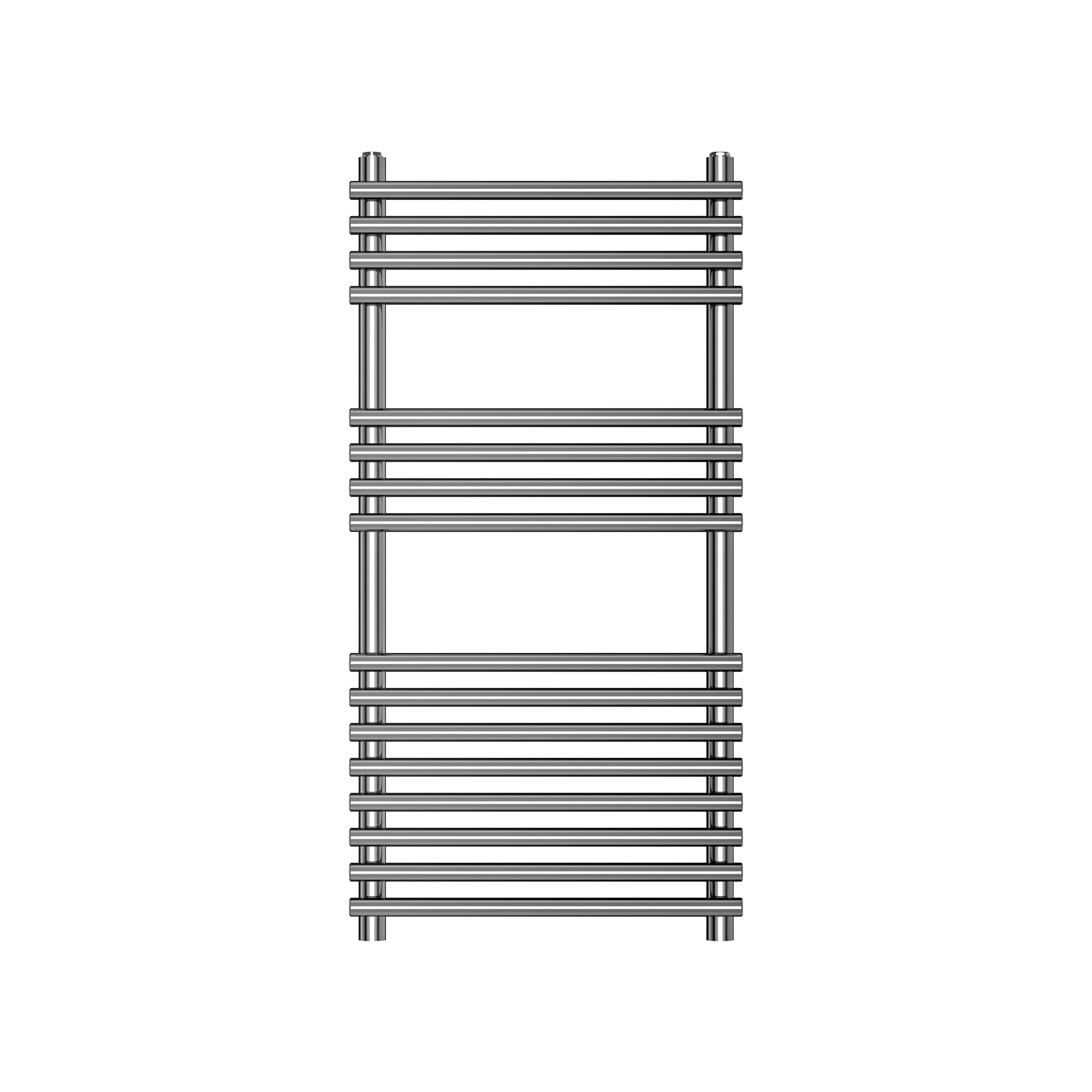 GoodHome Bosham Vertical Flat Towel radiator (W)450mm x (H)900mm