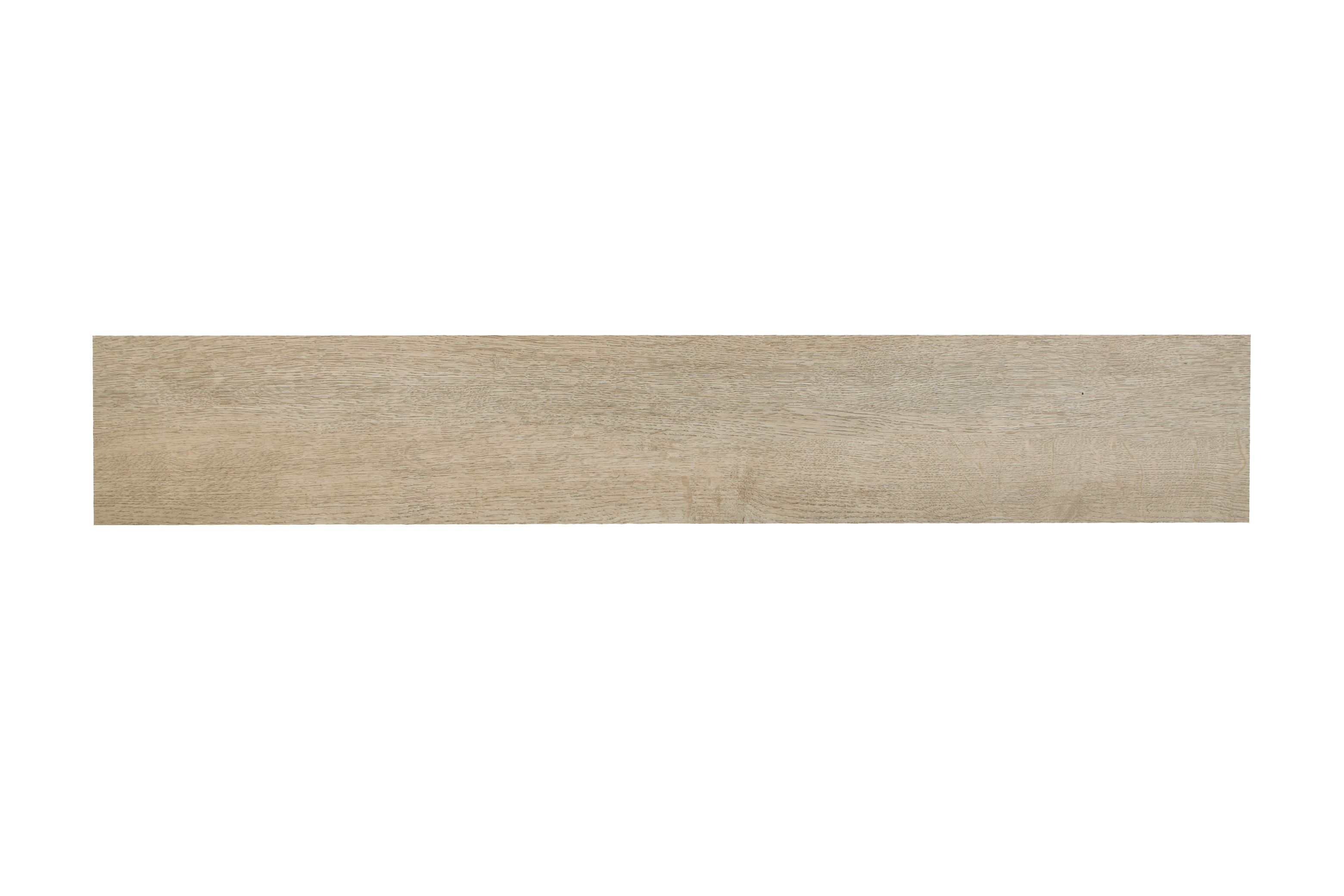 GoodHome Bossa Nova Natural Plain Wood effect Self-adhesive Vinyl tile, Pack of 7