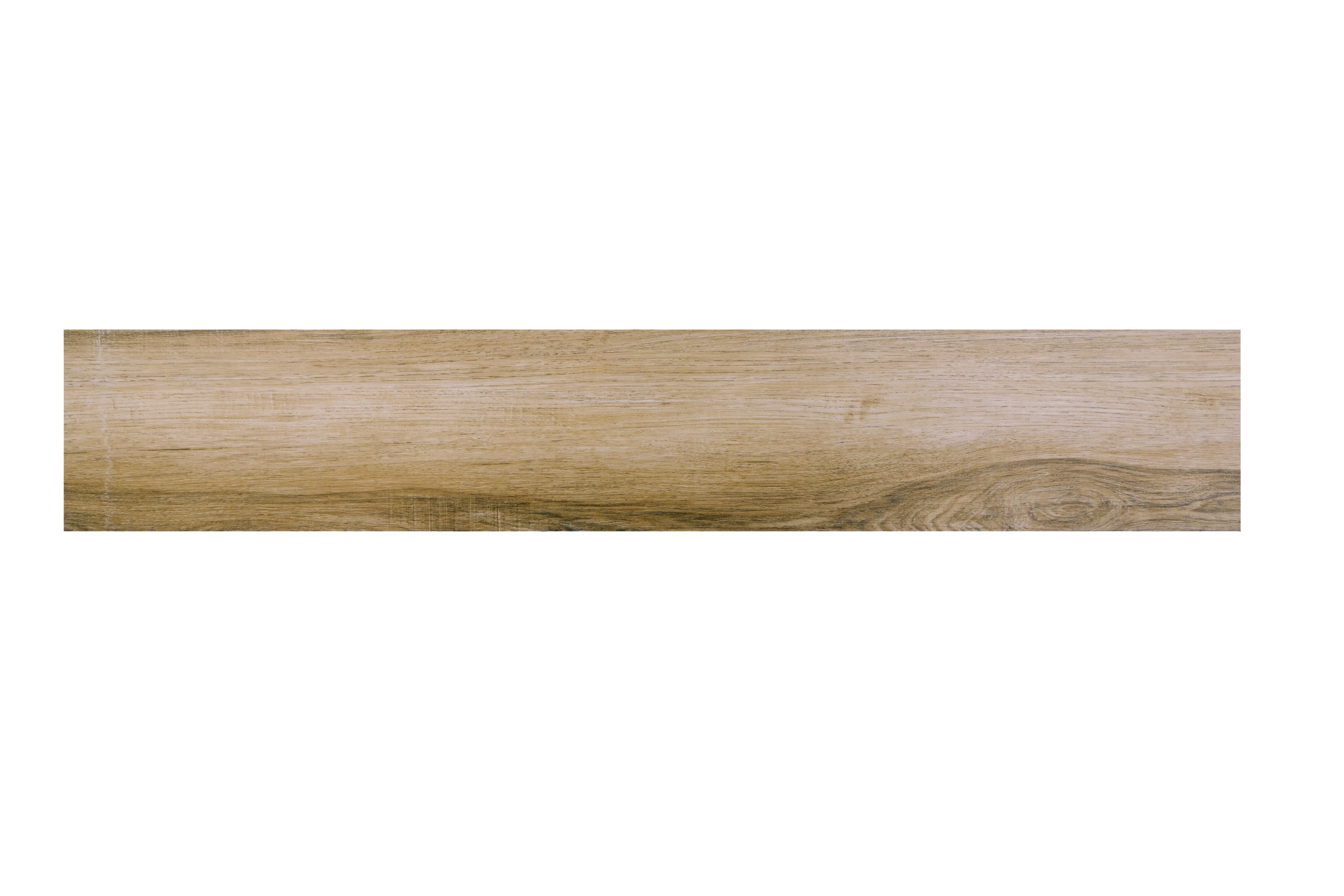 GoodHome Bossa Nova Natural Plain Wood effect Vinyl tile, Pack of 7