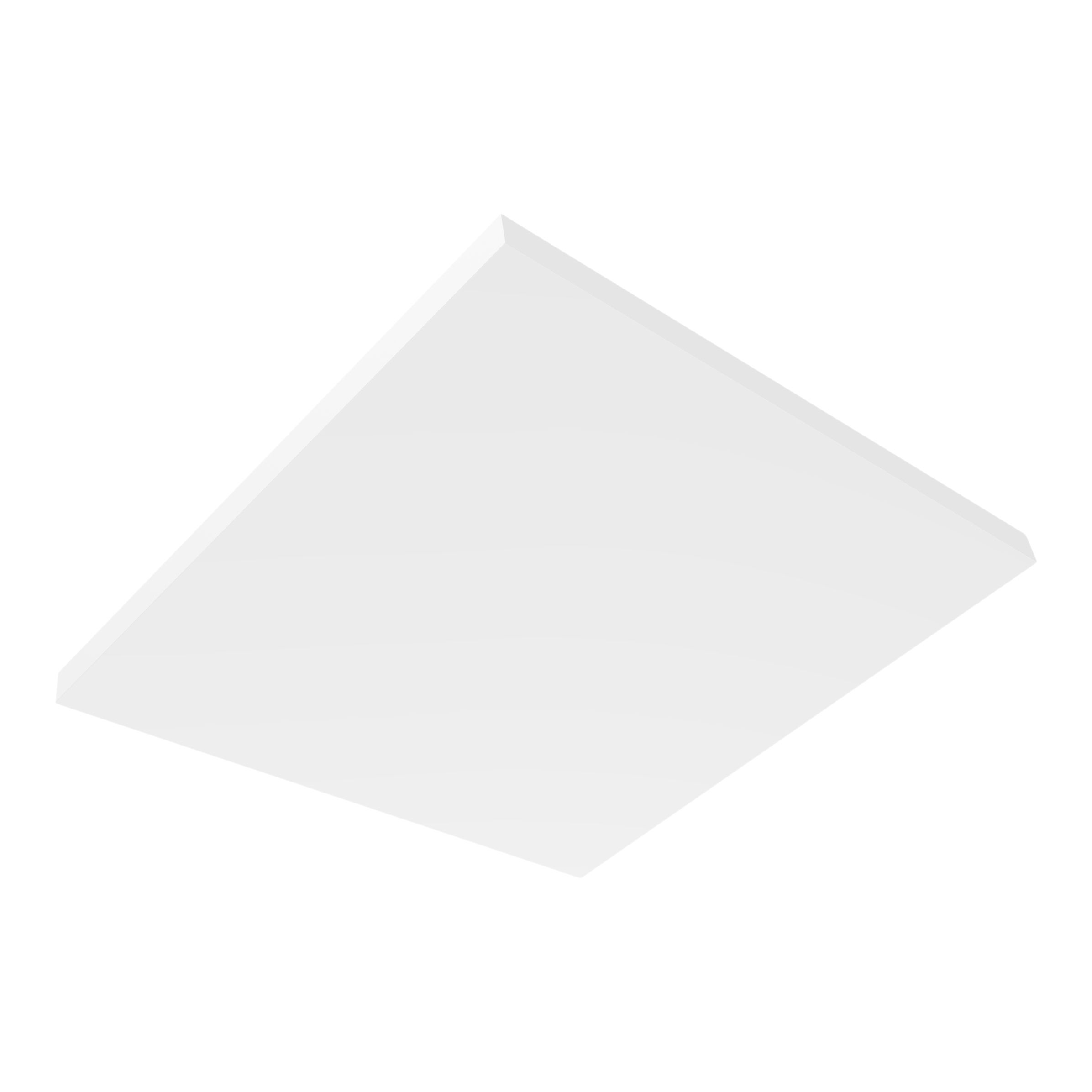 GoodHome Boyle Matt White Porcelain effect Square Neutral white LED Light panel (L)595mm