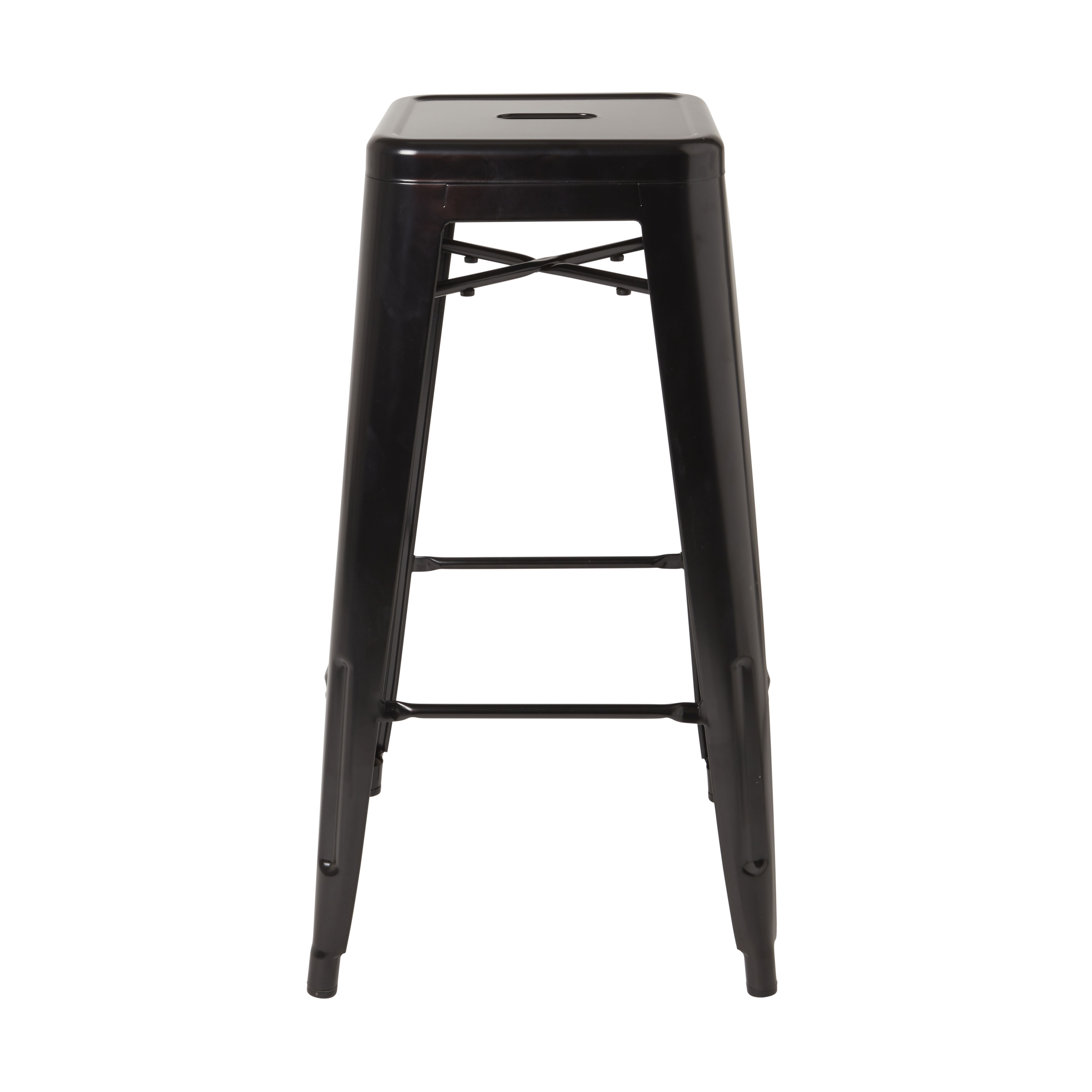 GoodHome Branza Black Bar stool