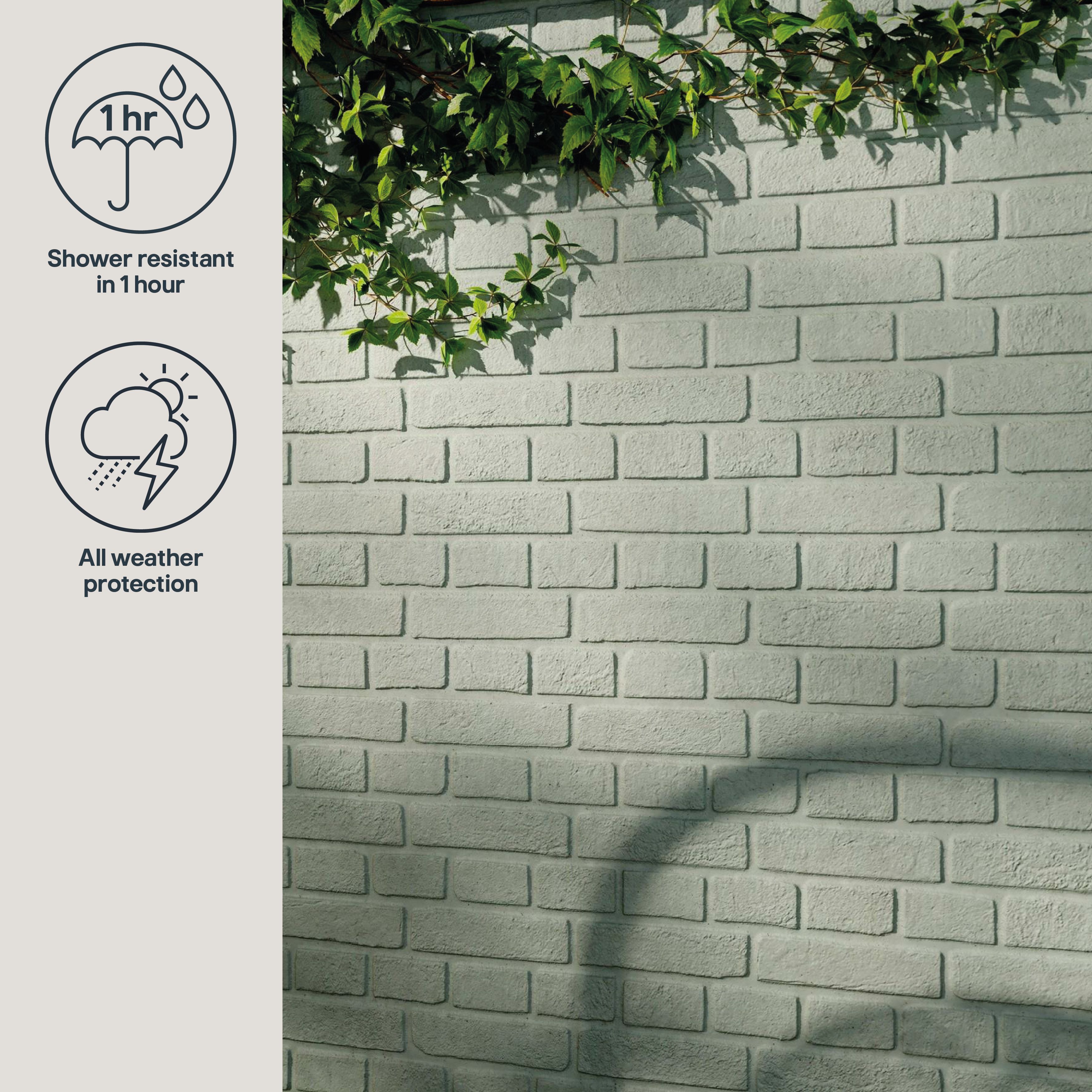 GoodHome Bray Smooth Matt Masonry paint, 5L Tub