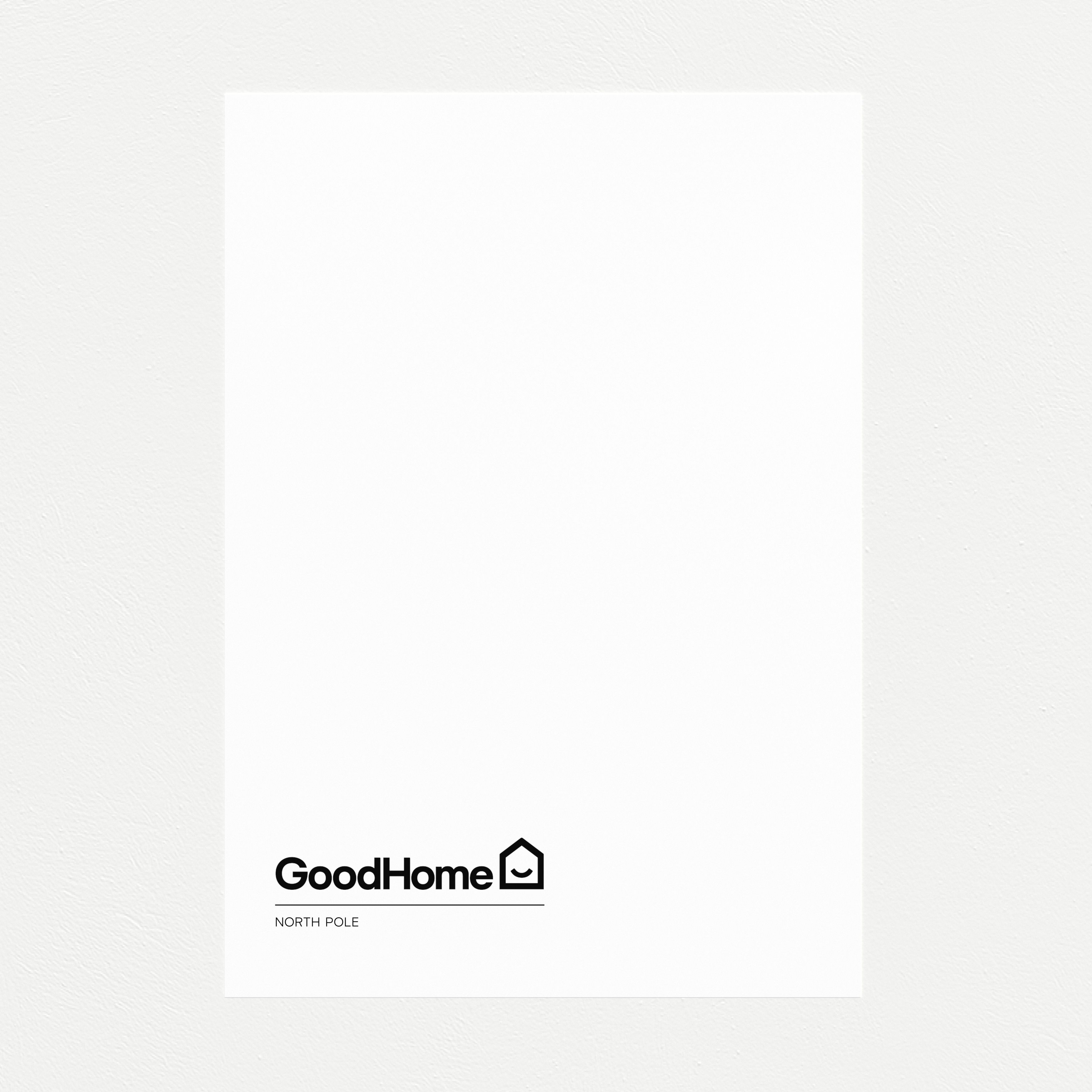 GoodHome Brilliant white Chalky effect Matt Furniture paint, 80ml Tester pot