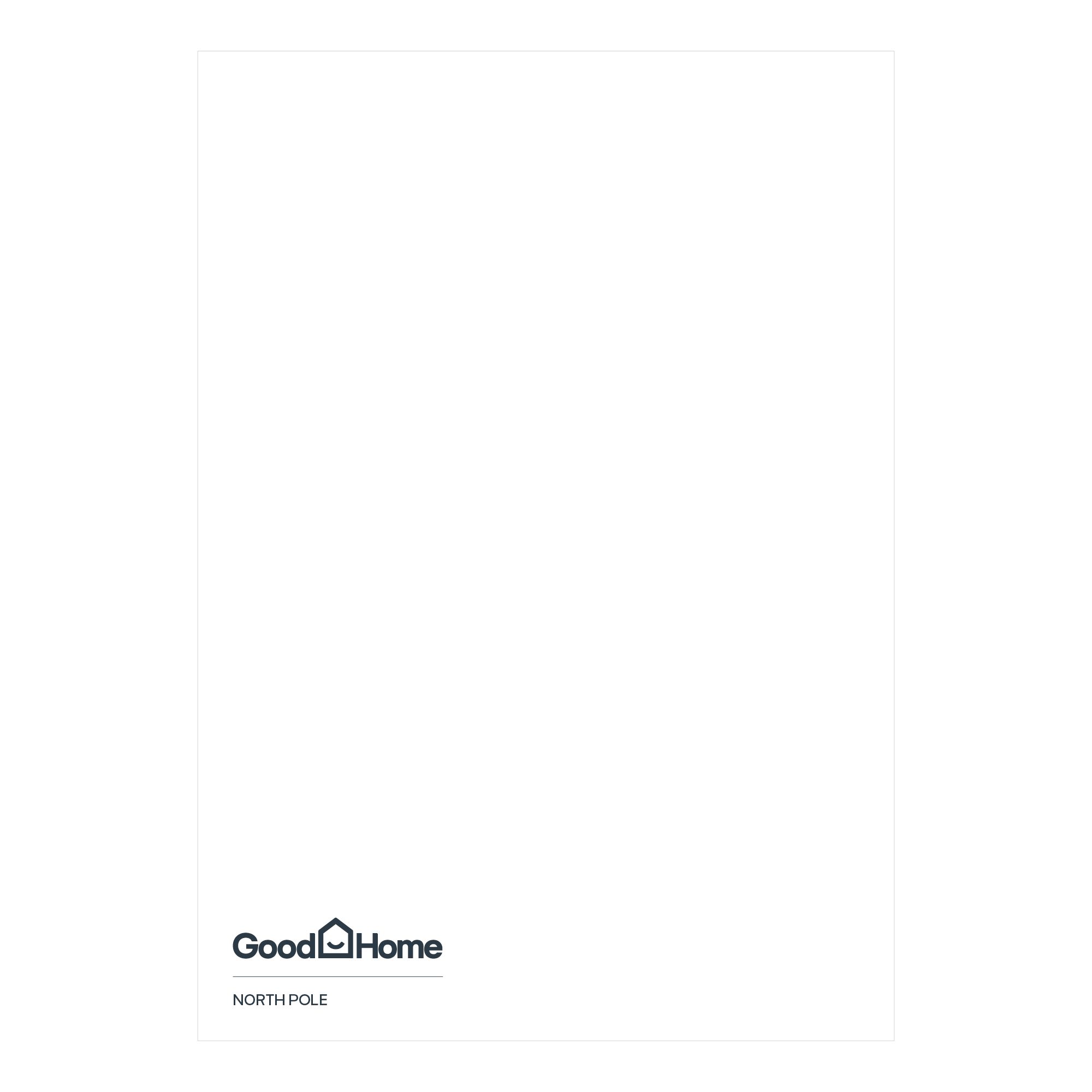 GoodHome Brilliant White Gloss Multi-surface paint, 2L