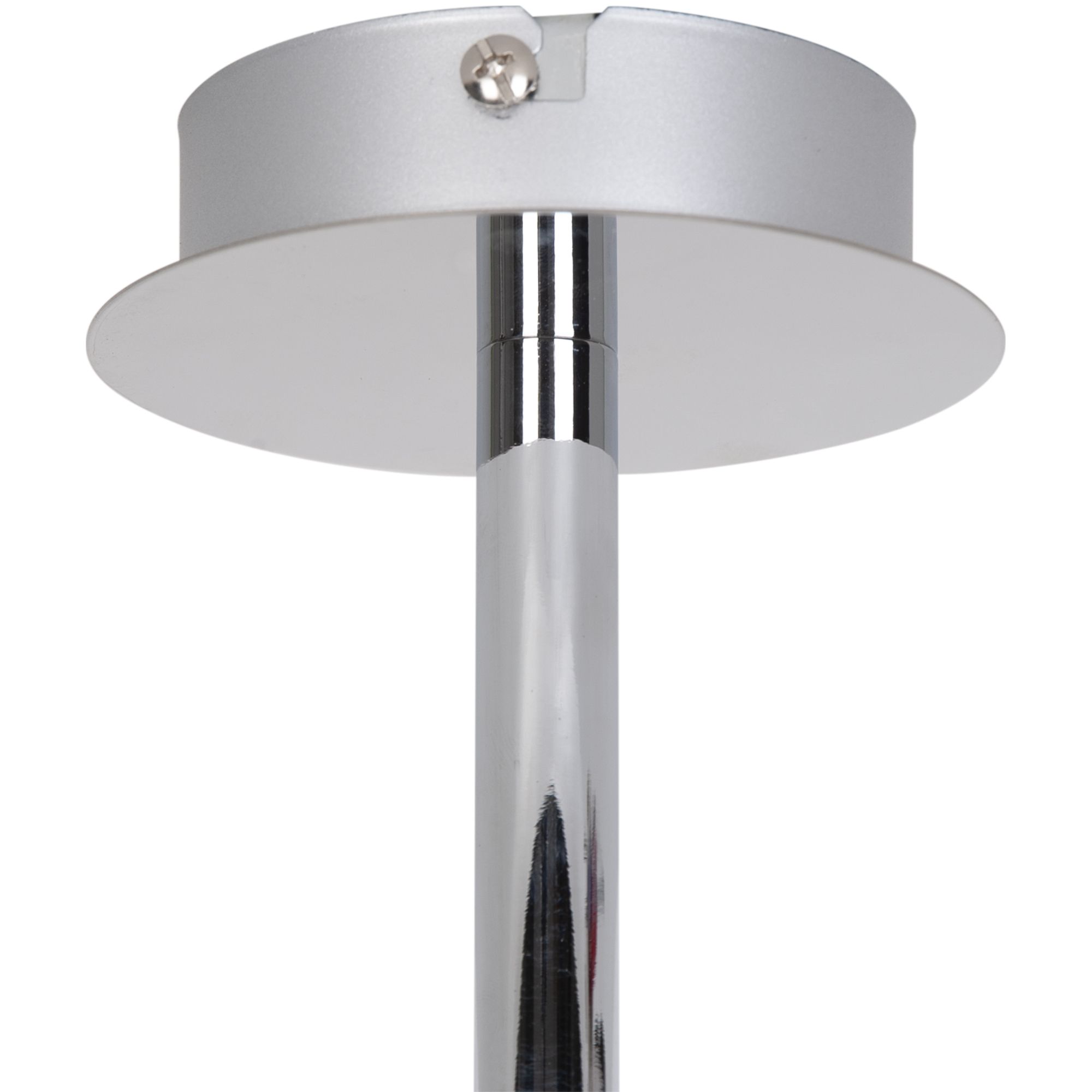 GoodHome Caelus Spiral Metal Chrome effect 6 Lamp Ceiling light