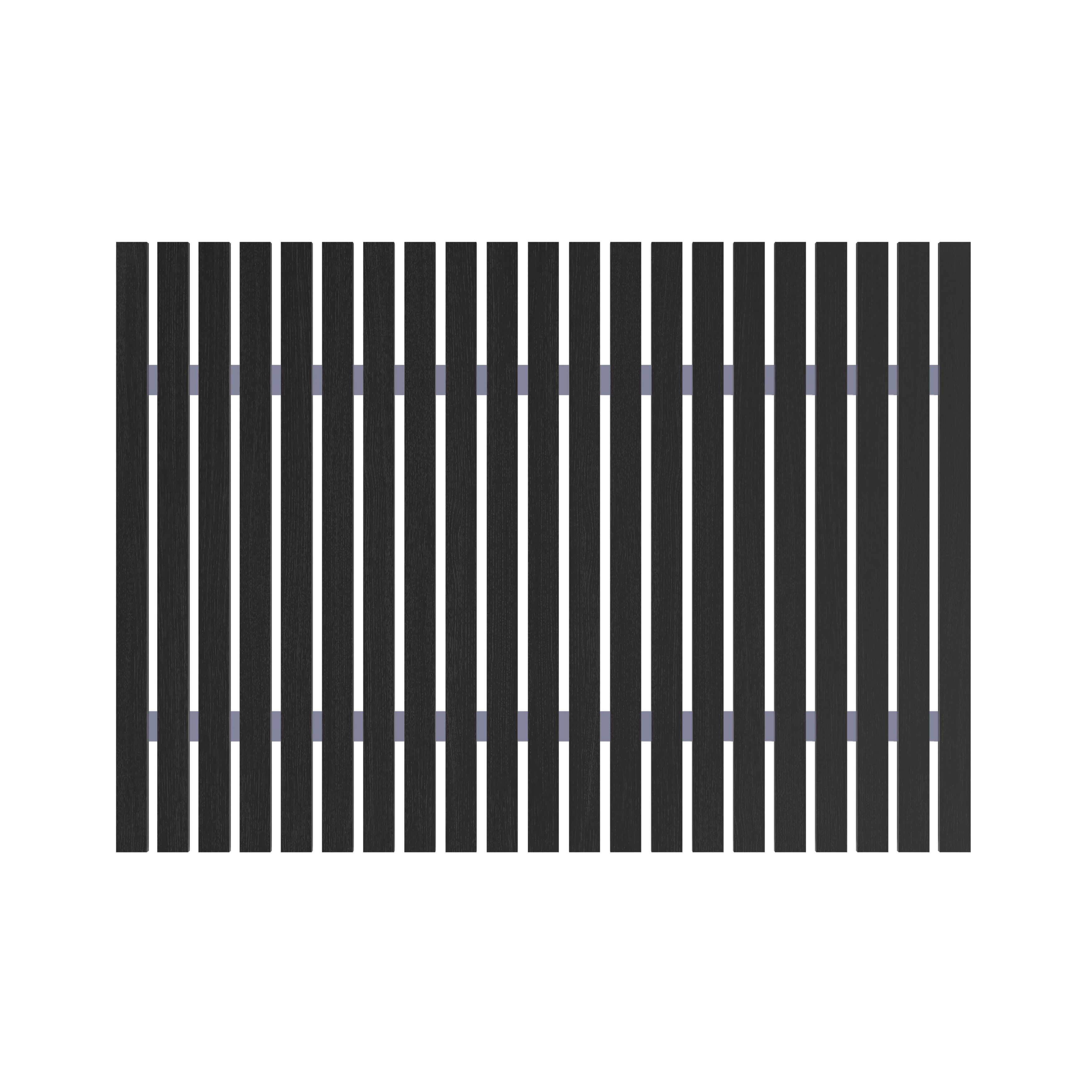 GoodHome Caledon Black Rollable Rectangular Bath mat (L)70cm (W)50cm