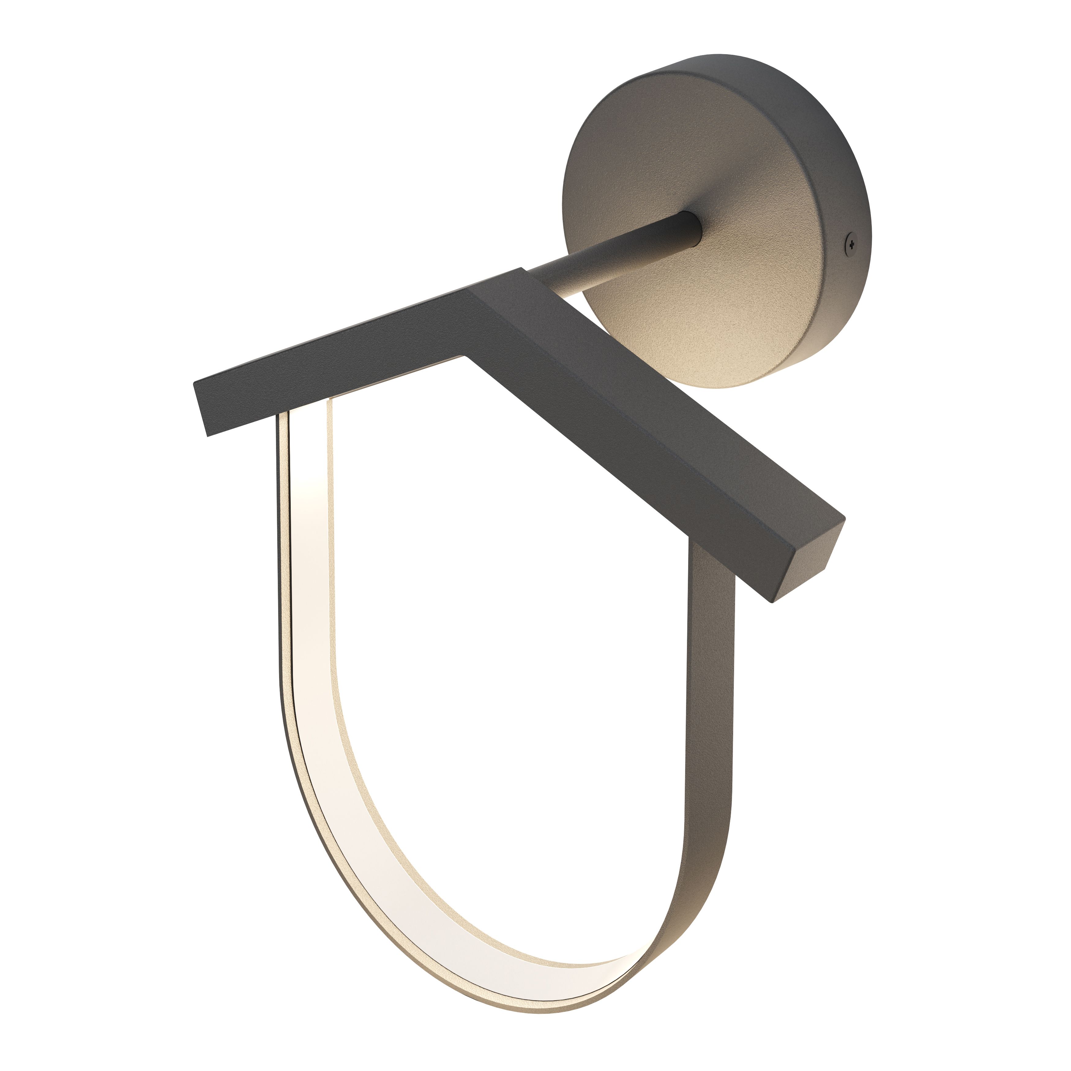 GoodHome Calenzana Fixed Matt Dark grey Mains-powered Integrated LED Outdoor Birdhouse Wall light 420lm