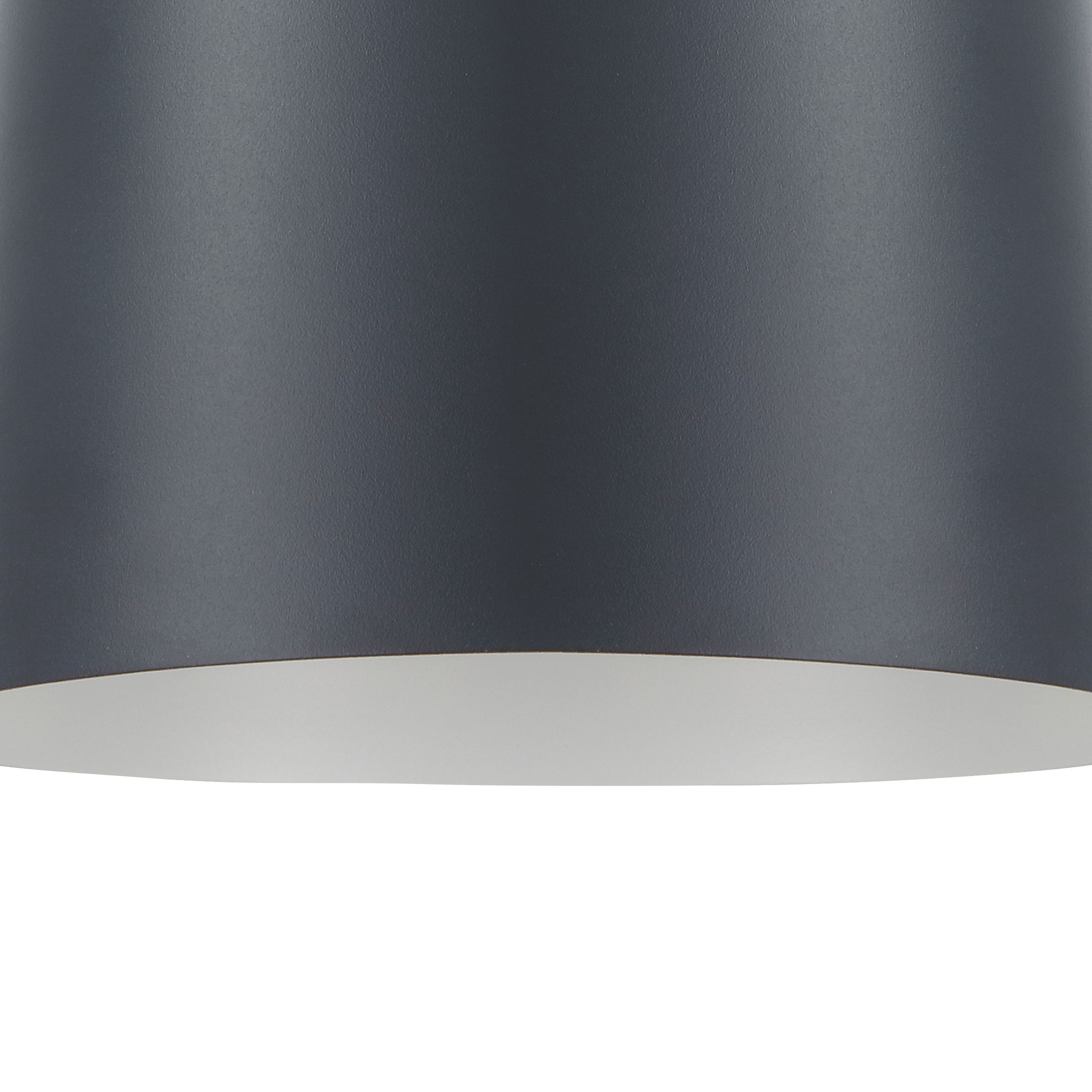GoodHome Calume Dark grey Light shade (D)18cm