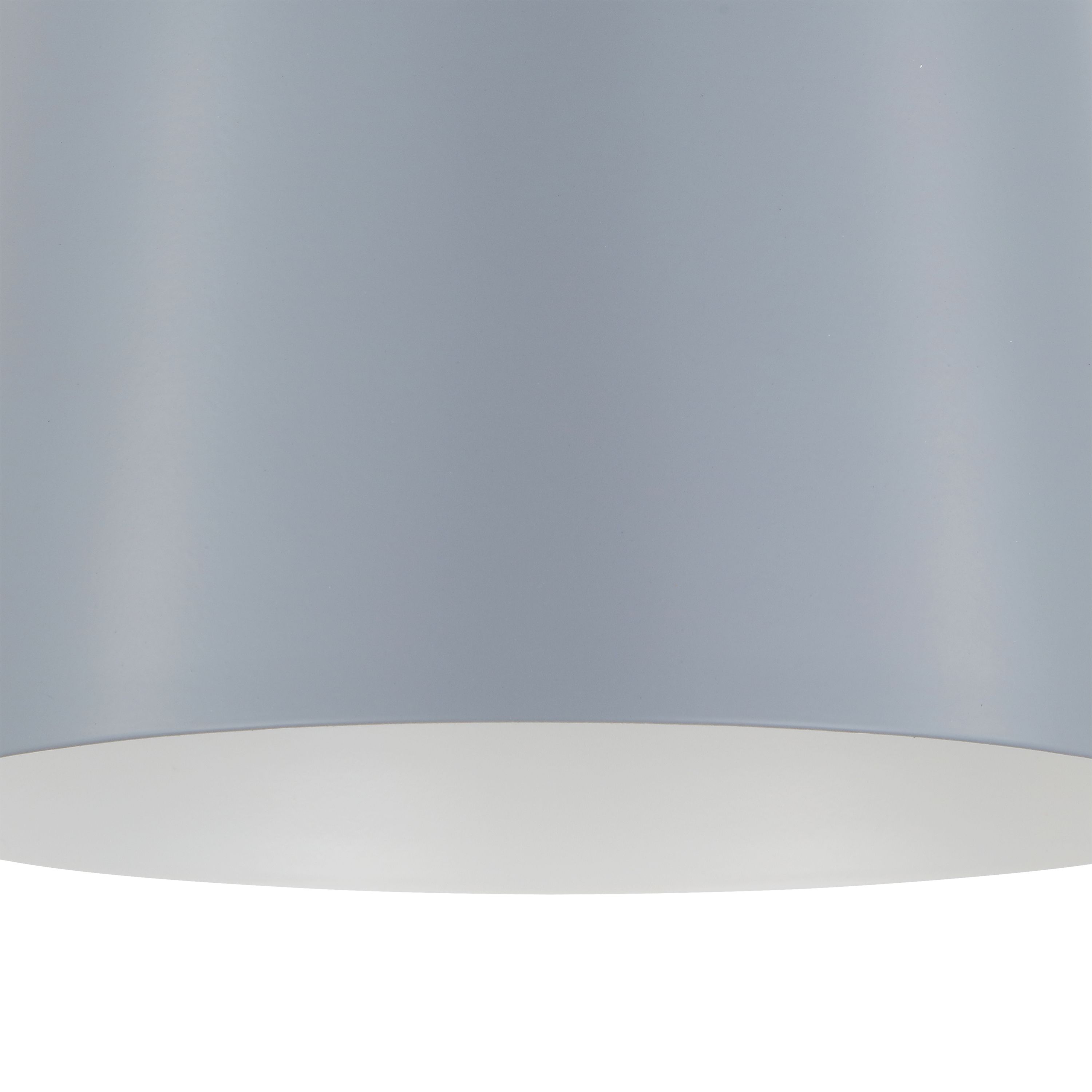 GoodHome Calume Light grey Light shade (D)18cm