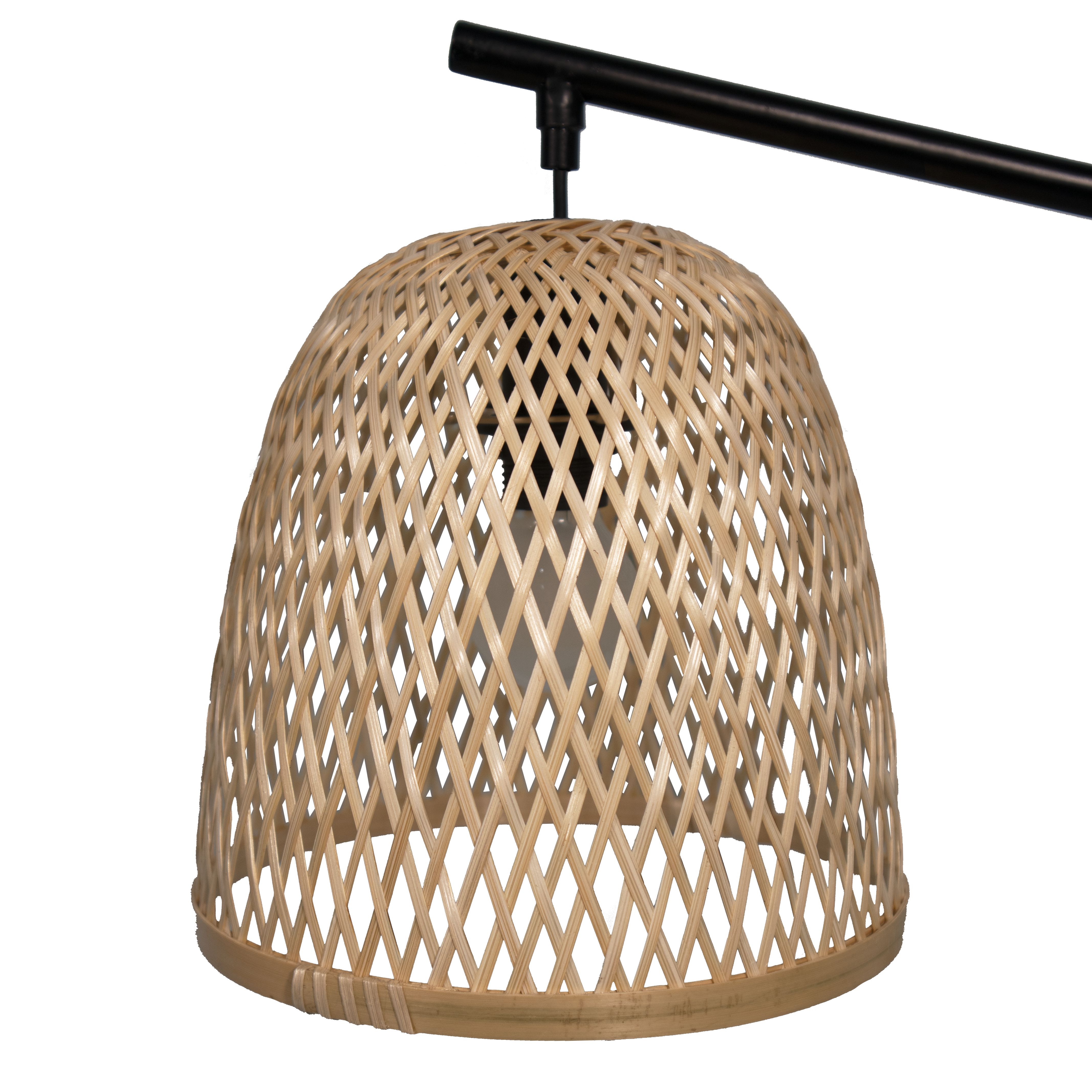 GoodHome Calume Natural Eco halogen Table lamp