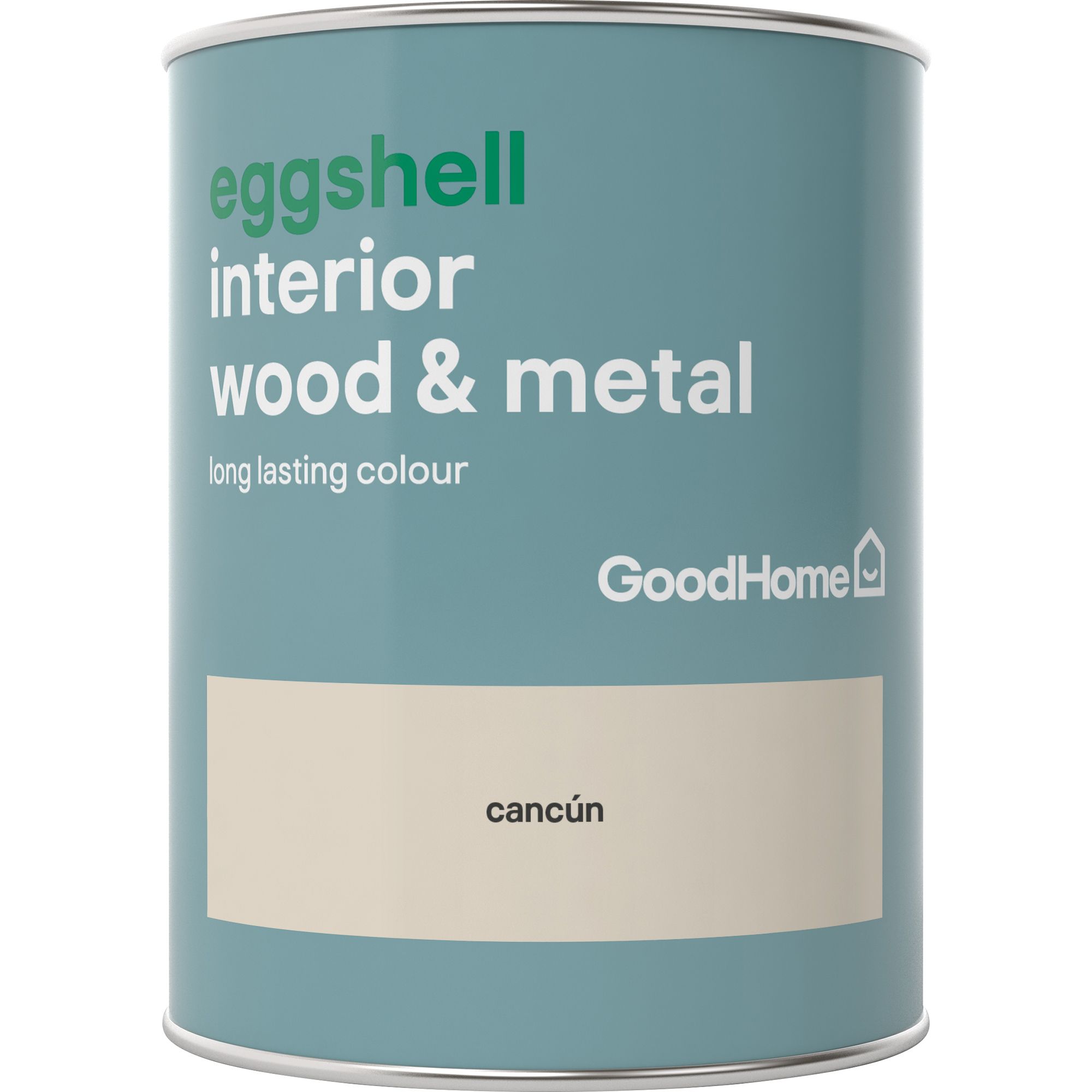 GoodHome Cancún Eggshell Metal & wood paint, 750ml