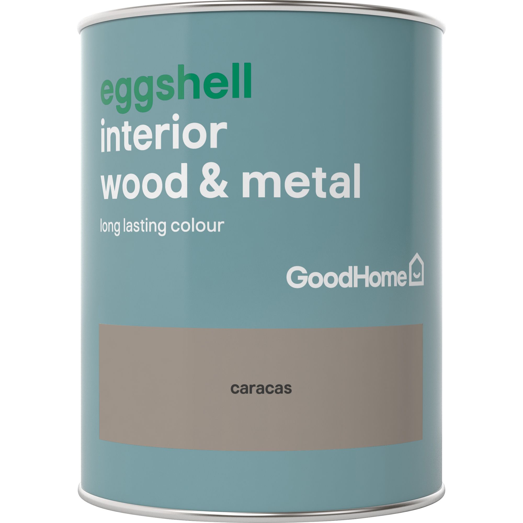 GoodHome Caracas Eggshell Metal & wood paint, 750ml
