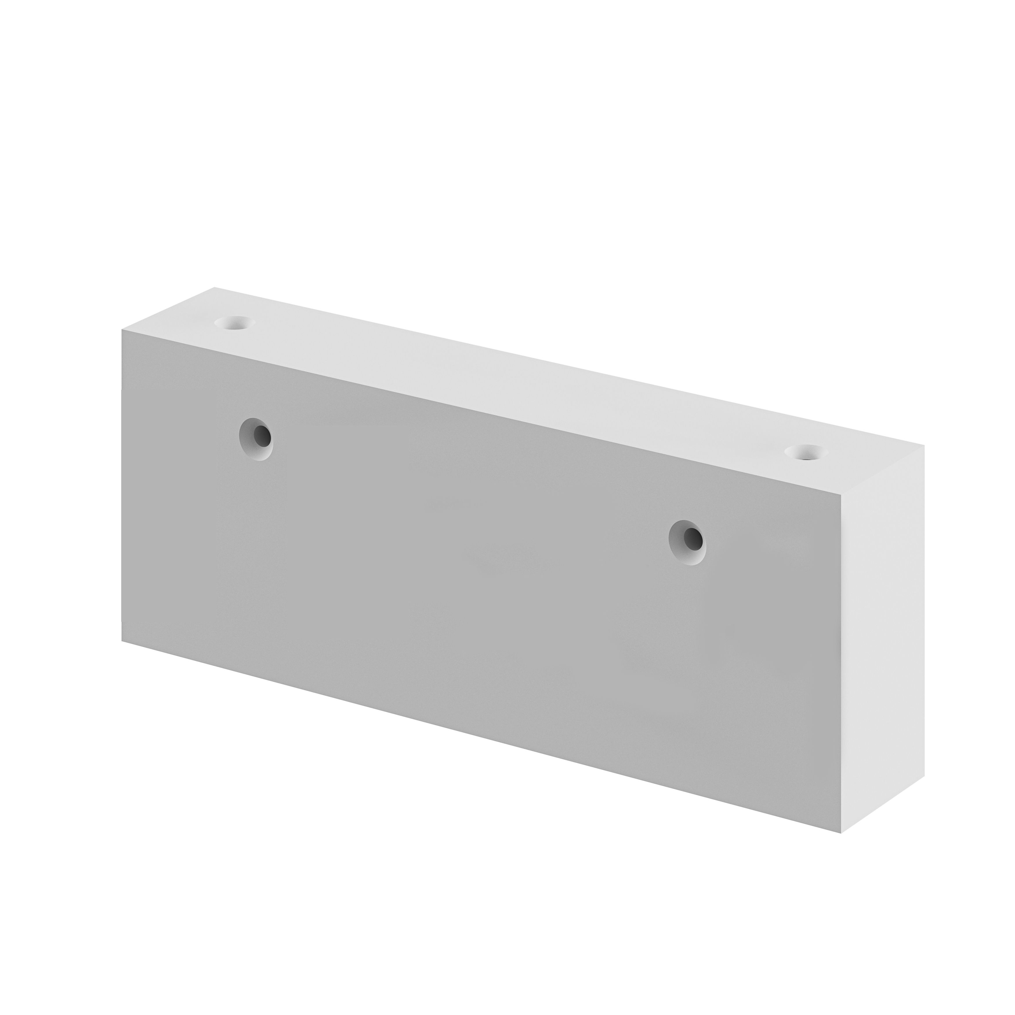 GoodHome Caraway Innovo Handleless White Corner spacer, (W)30mm