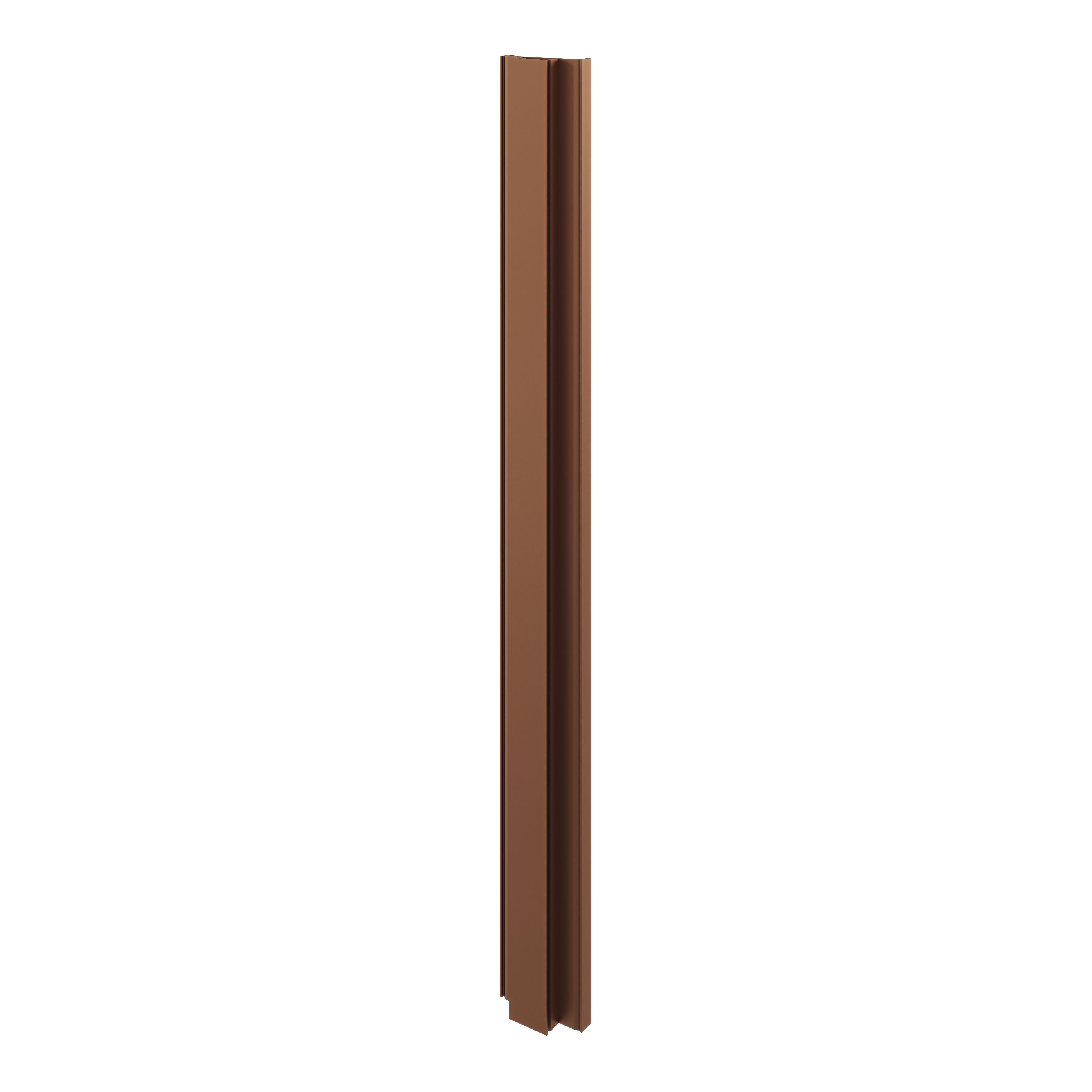 GoodHome Caraway Innovo Satin Copper effect Tall middle larder rail