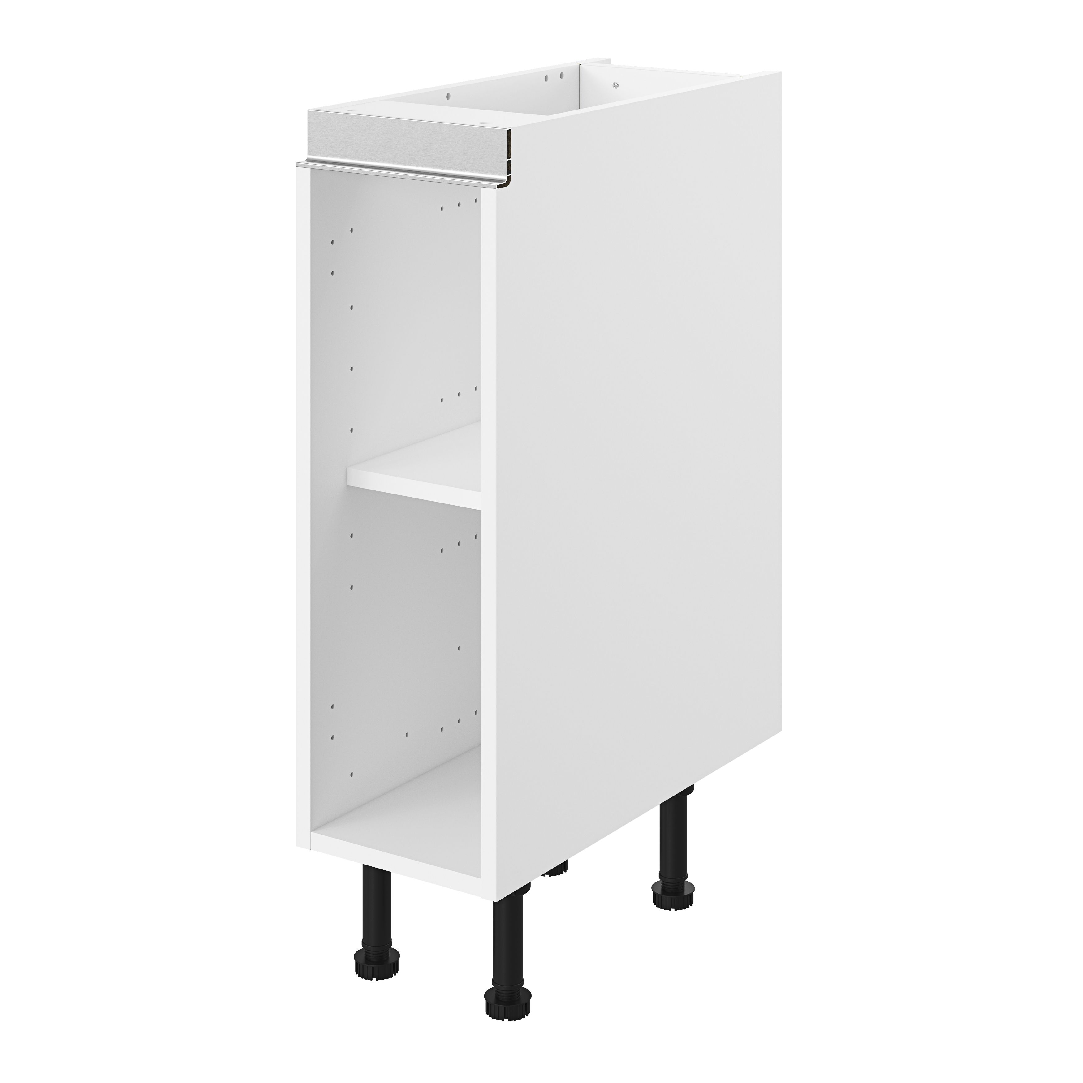 GoodHome Caraway Innovo White Base (W)250mm Tradepoint