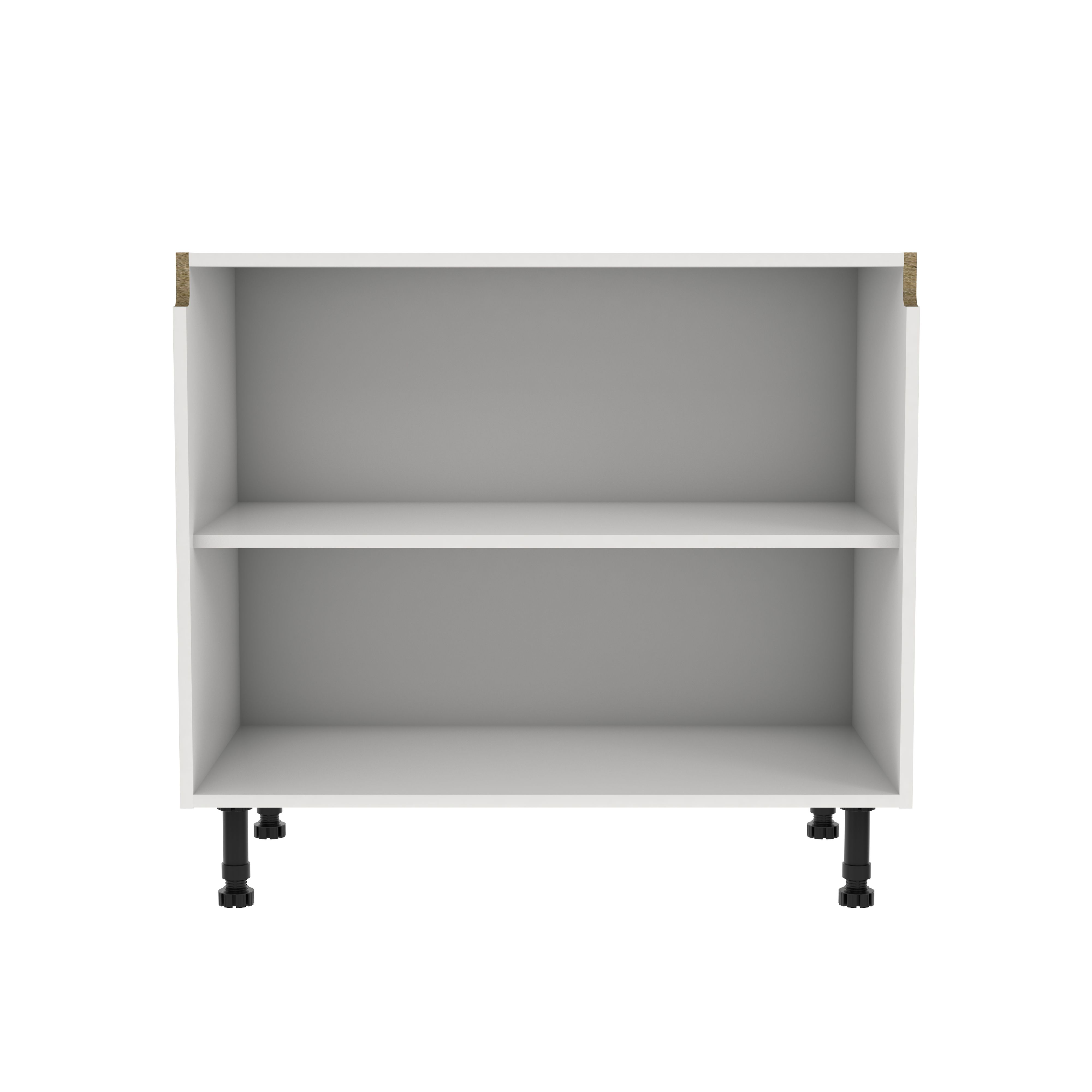 GoodHome Caraway Innovo White Base unit, (W)1000mm