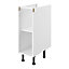 GoodHome Caraway Innovo White Base unit, (W)300mm