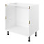 GoodHome Caraway Innovo White Drawer Base cabinet, (W)1000mm