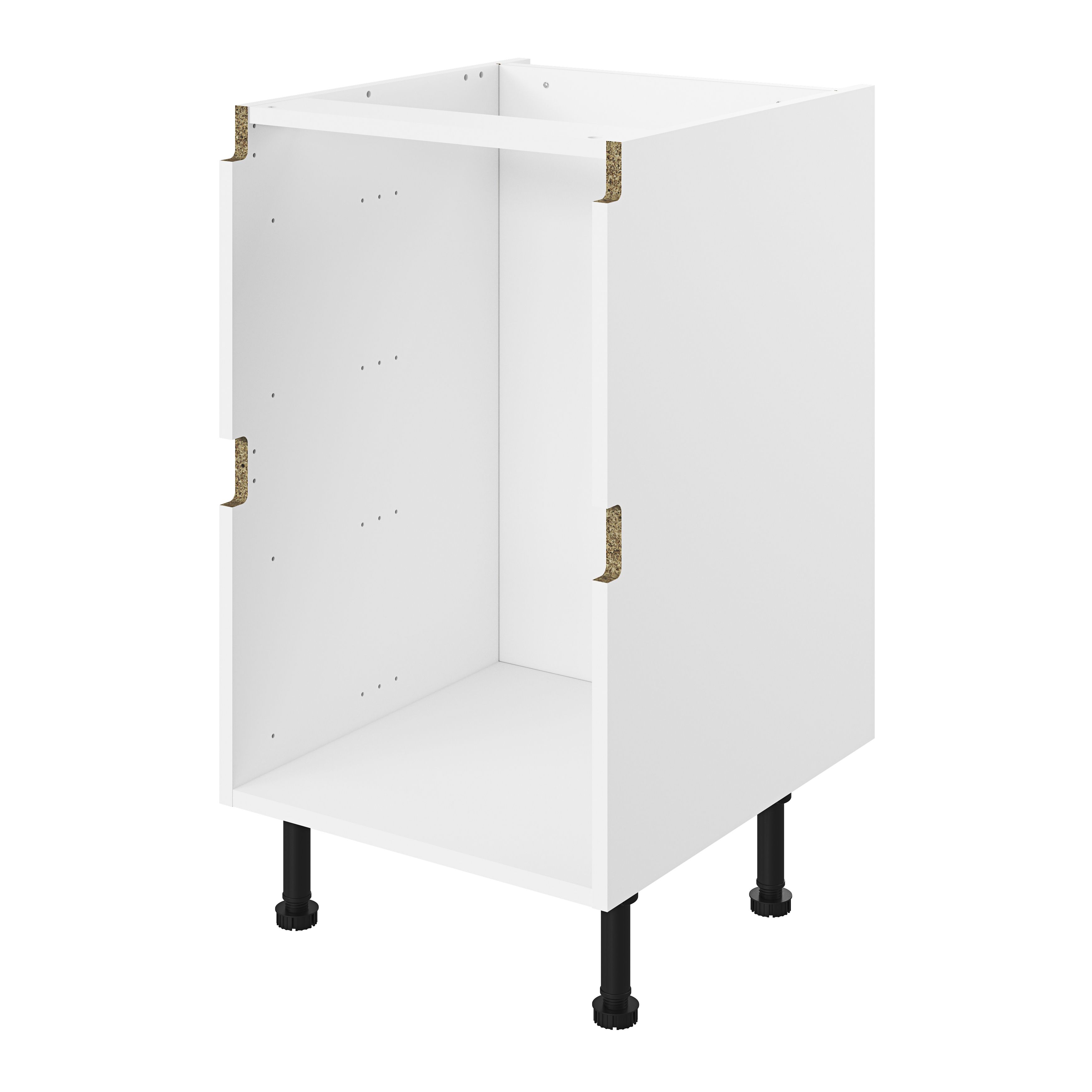 GoodHome Caraway Innovo White Drawer Base (W)500mm Tradepoint