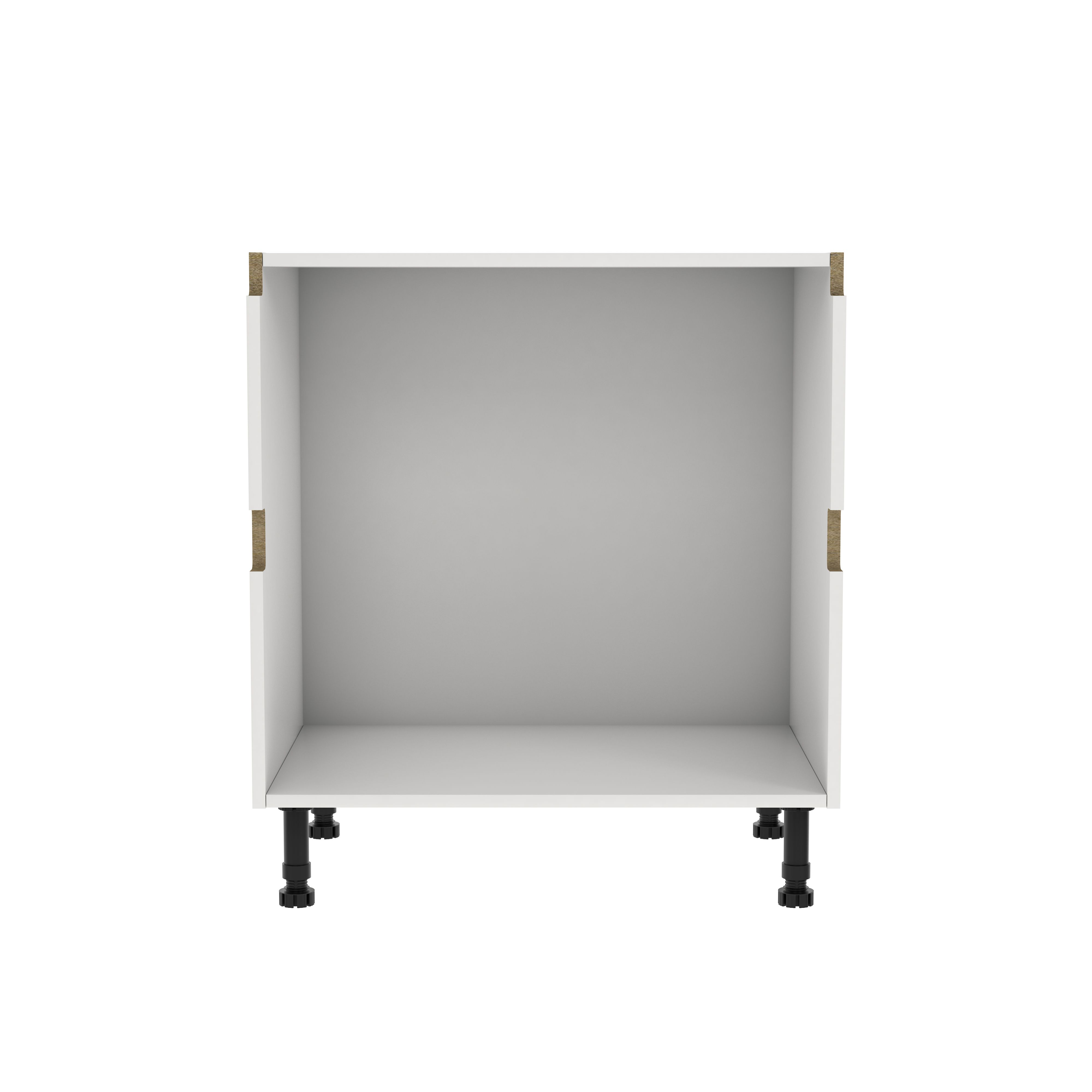 GoodHome Caraway Innovo White Drawer Base cabinet, (W)800mm