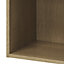 GoodHome Caraway Light oak effect Bridging Wall cabinet, (W)400mm (D)340mm