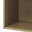 GoodHome Caraway Light oak effect Bridging Wall cabinet, (W)500mm (D)340mm