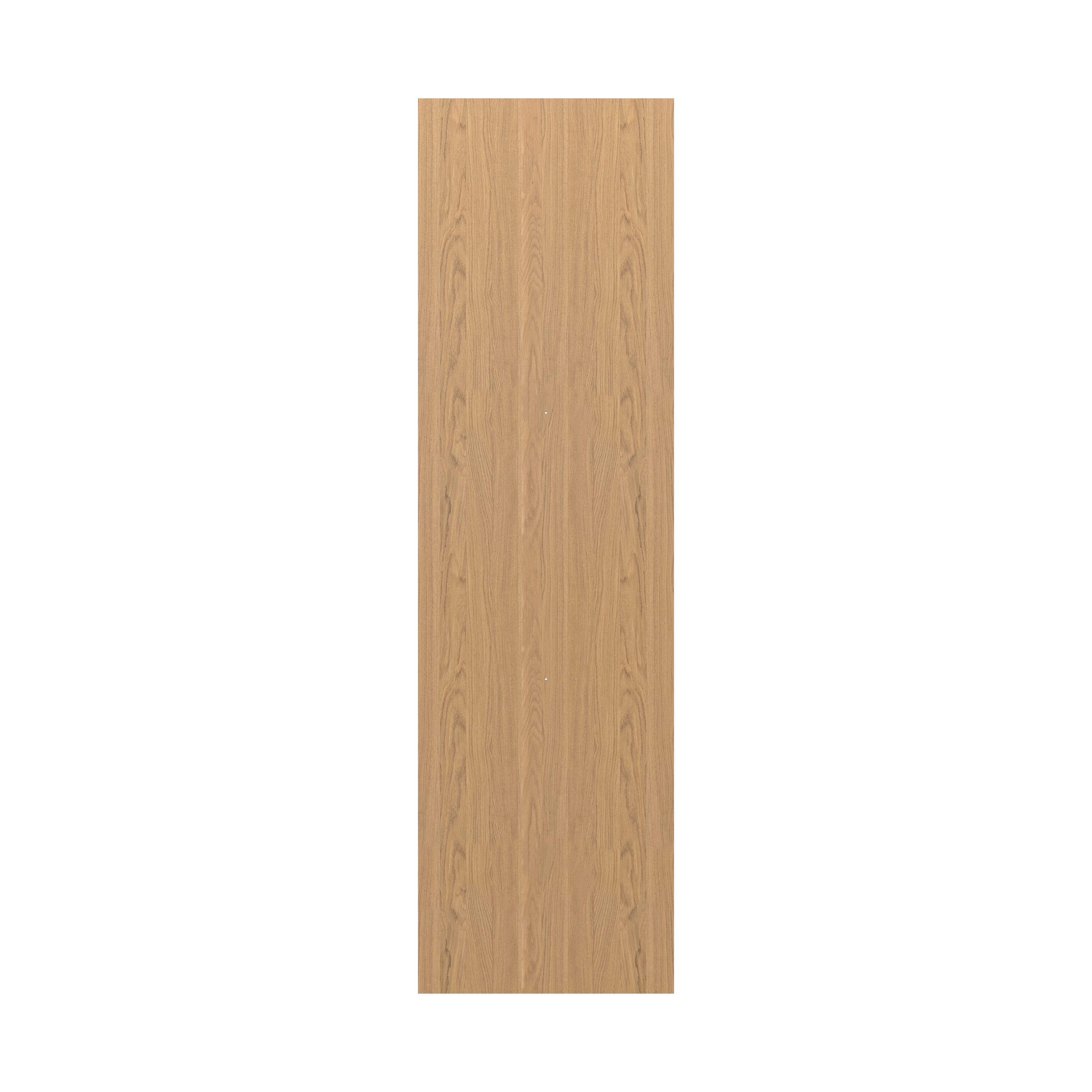 GoodHome Caraway Matt brown oak effect Standard Back panel (H)2160mm (W)600mm