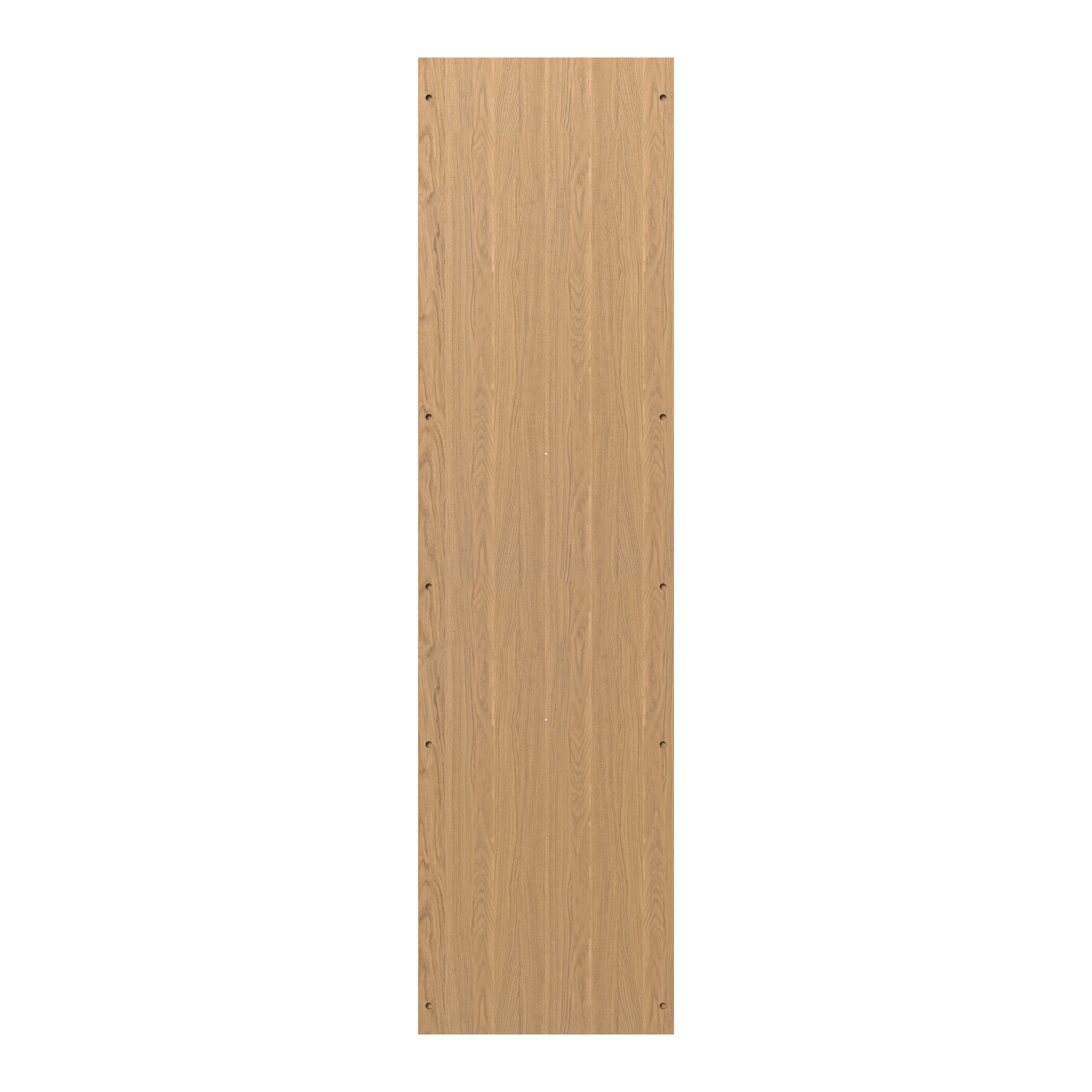 GoodHome Caraway Matt brown oak effect Tall Back panel (H)2310mm (W)600mm