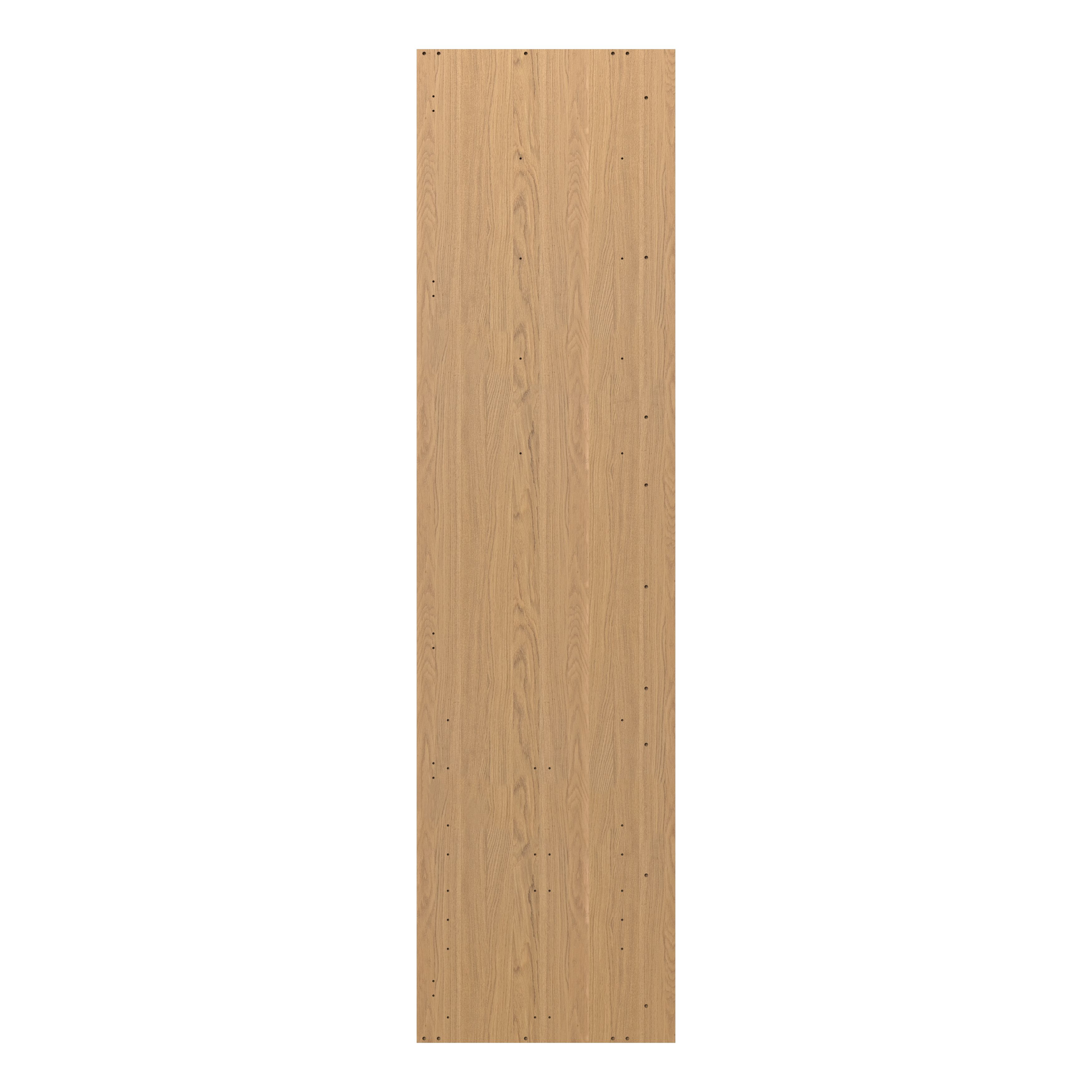 GoodHome Caraway Matt brown oak effect Tall End panel (H)2310mm (W)570mm
