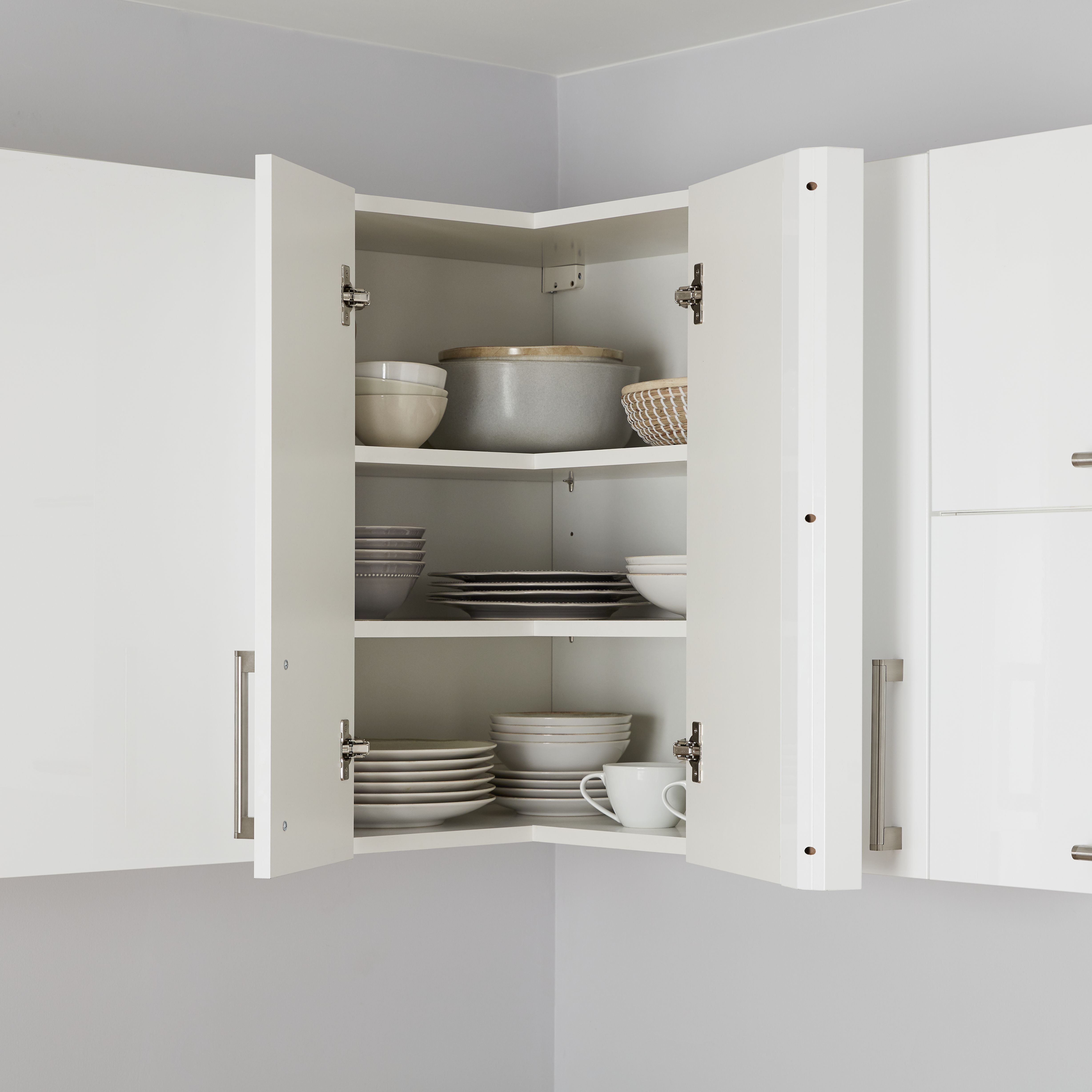 White kitchen deals wall cupboards