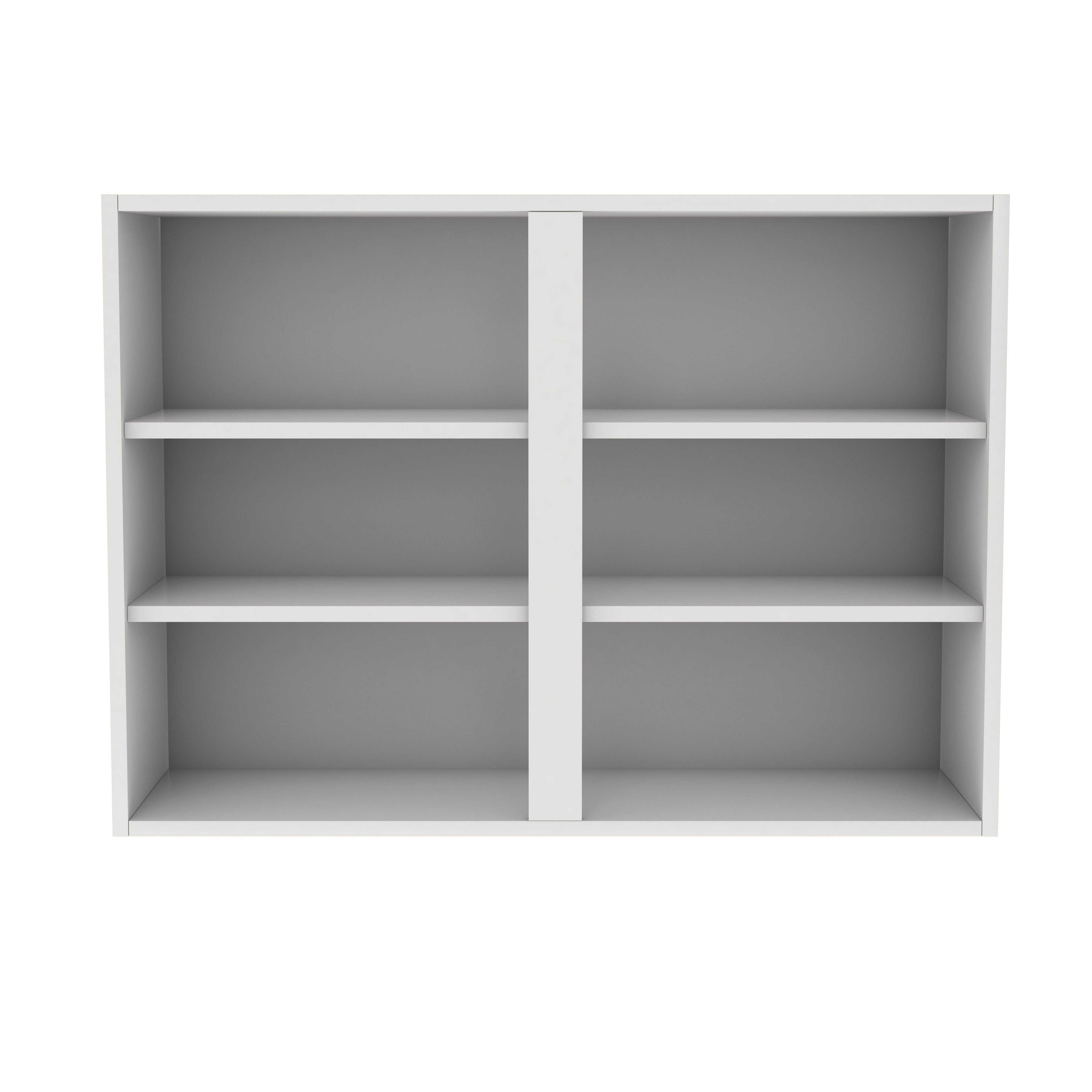 GoodHome Caraway Matt White Standard Wall cabinet, (W)1000mm (D)320mm