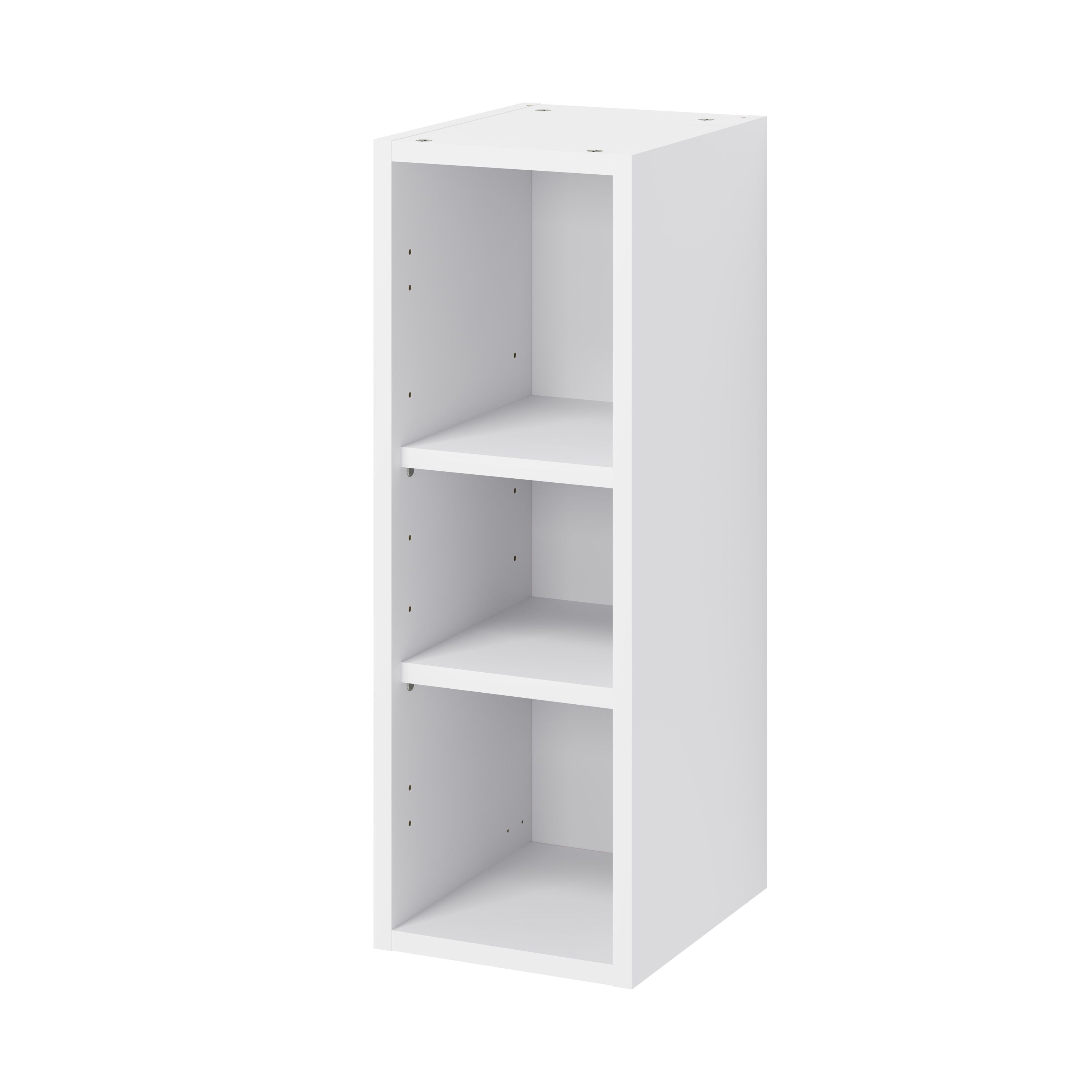 GoodHome Caraway Matt White Standard Wall cabinet, (W)250mm (D)320mm