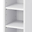 GoodHome Caraway Matt White Standard Wall cabinet, (W)250mm (D)320mm