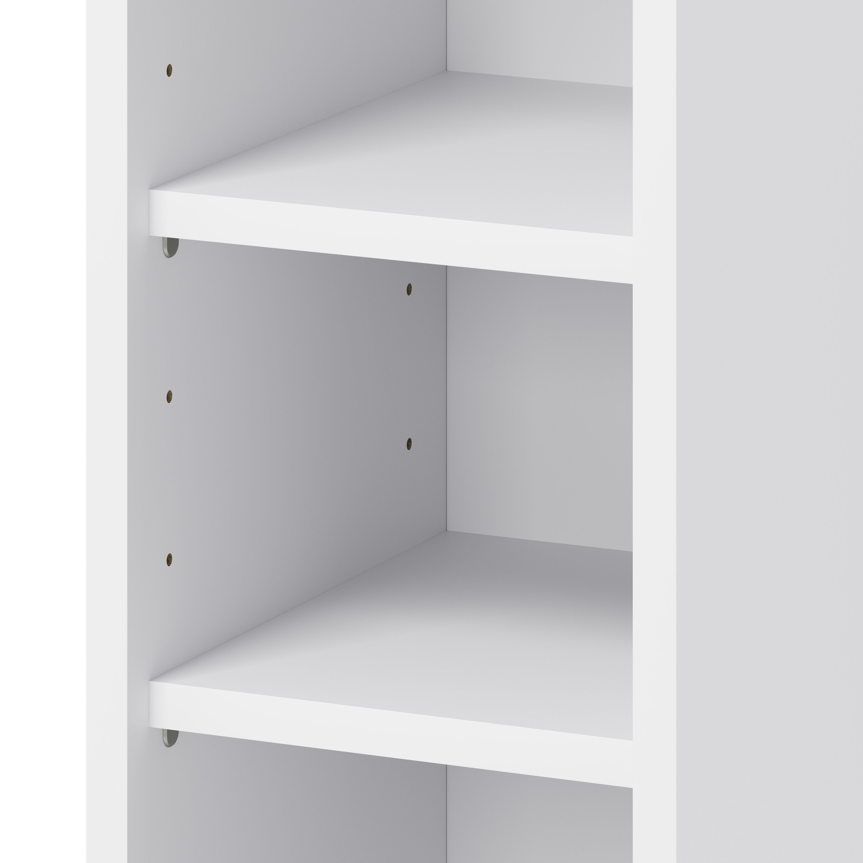 GoodHome Caraway Matt White Standard Wall cabinet, (W)250mm (D)320mm