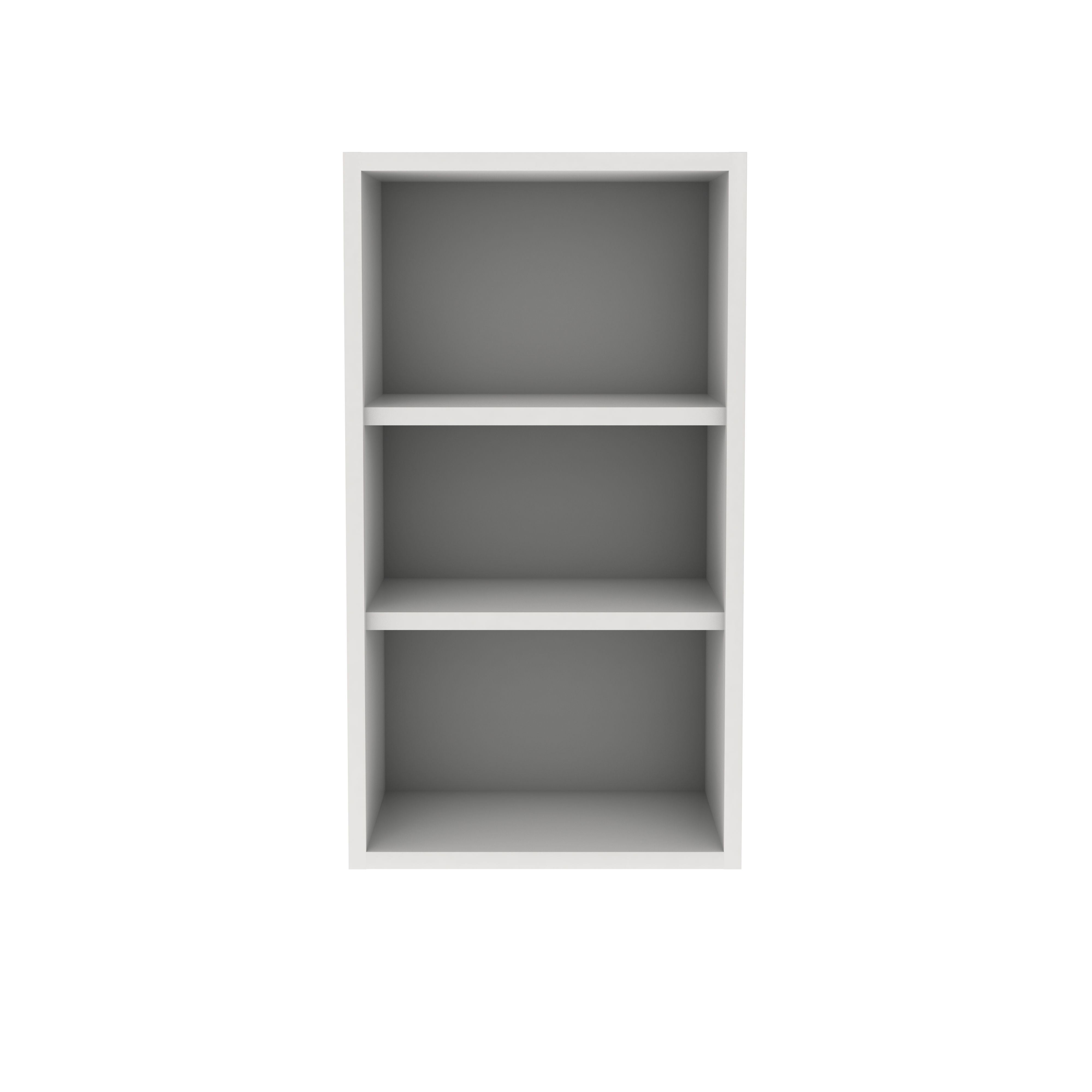 GoodHome Caraway Matt White Standard Wall cabinet, (W)400mm (D)320mm