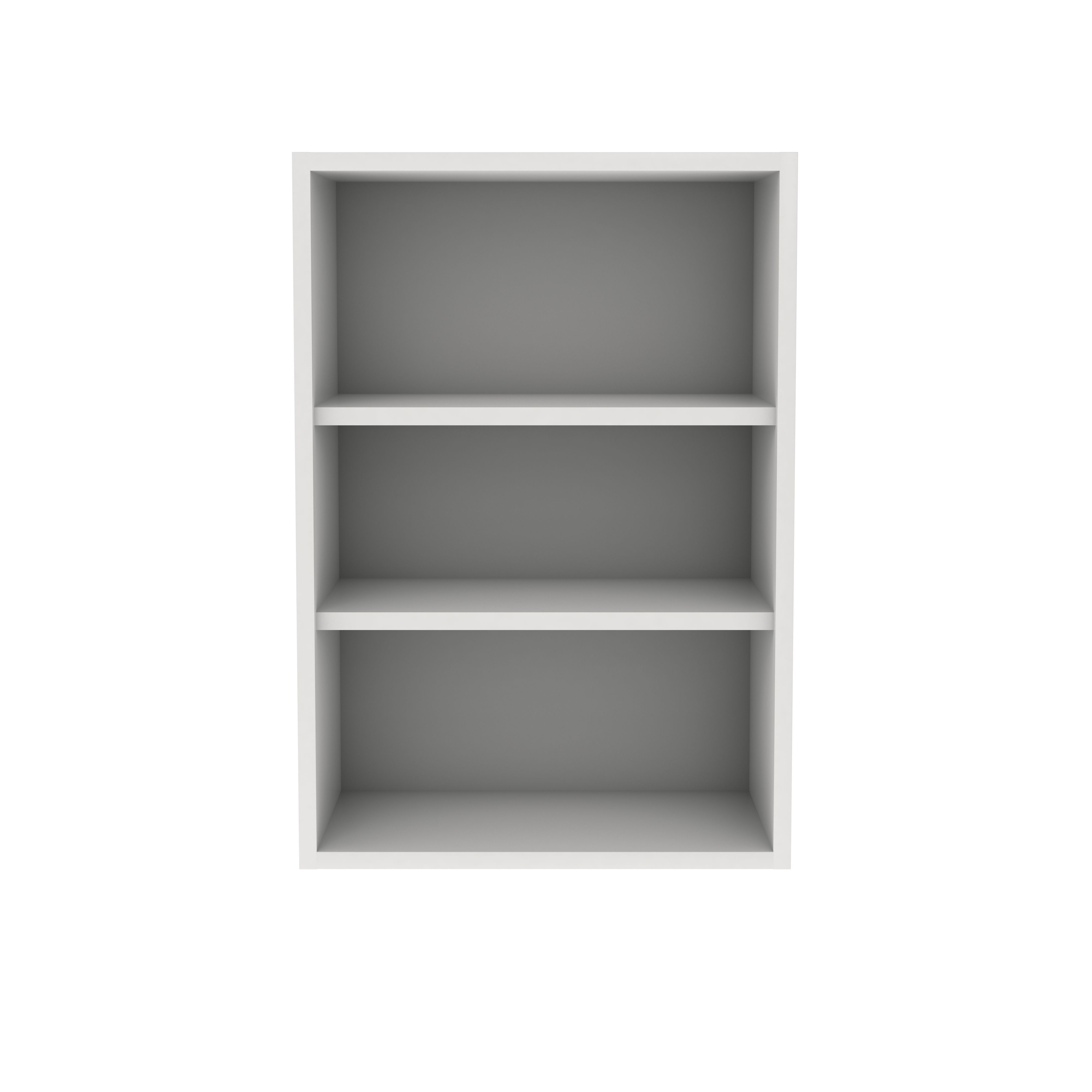 GoodHome Caraway Matt White Standard Wall cabinet, (W)500mm (D)320mm
