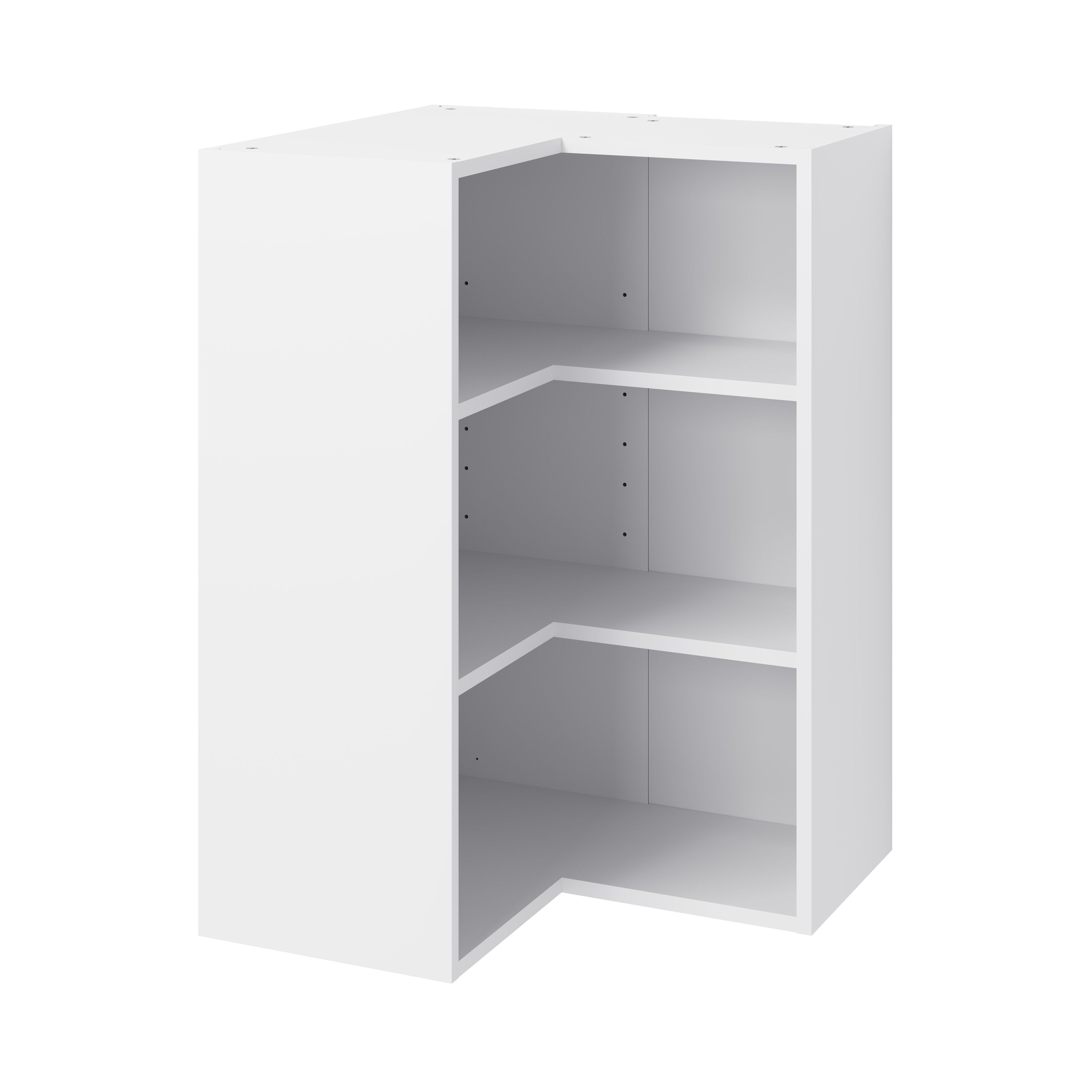 GoodHome Caraway Matt White Tall Wall cabinet, (W)630mm (D)320mm