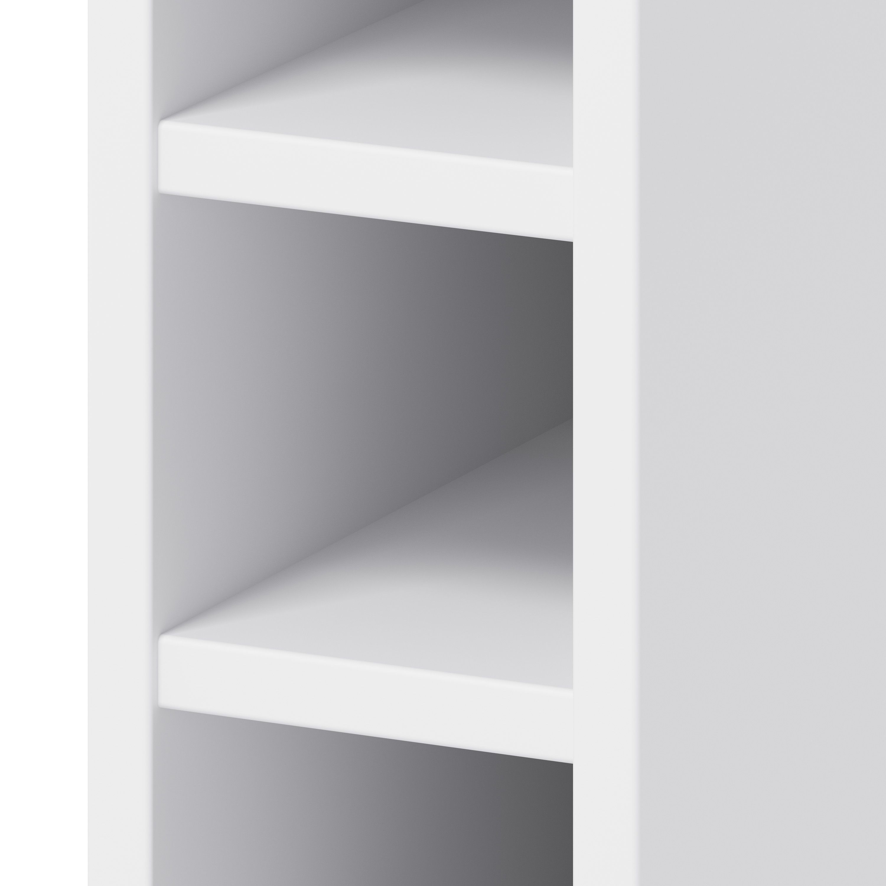 GoodHome Caraway Matt White Tall Wine rack, (H)900mm (W)150mm