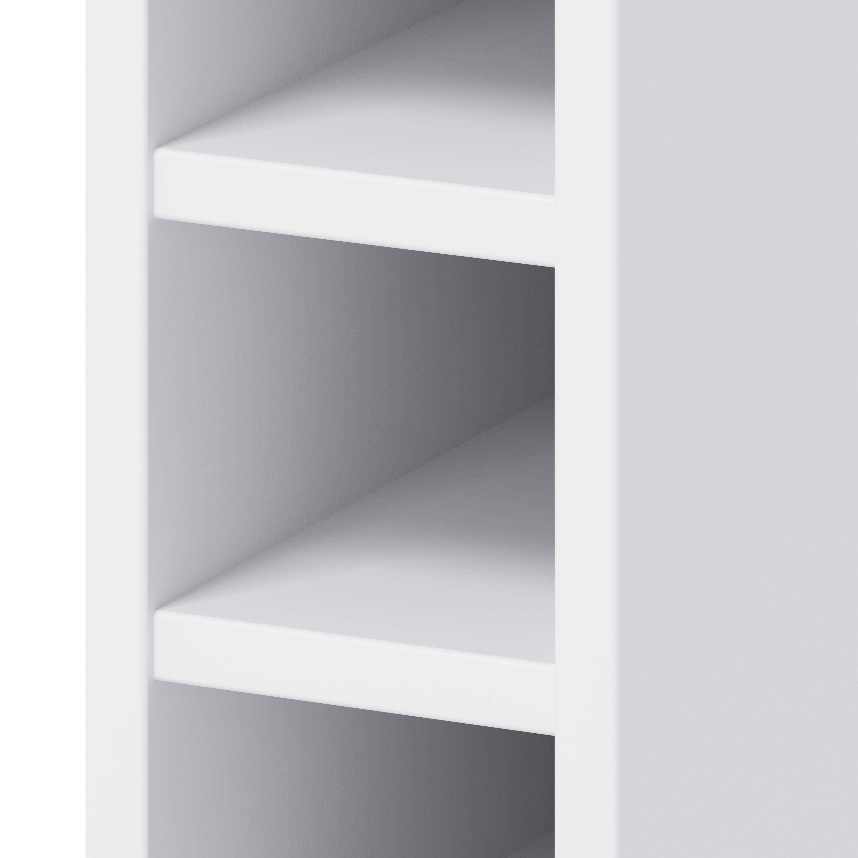 GoodHome Caraway Matt White Wine rack, (H)720mm (W)150mm