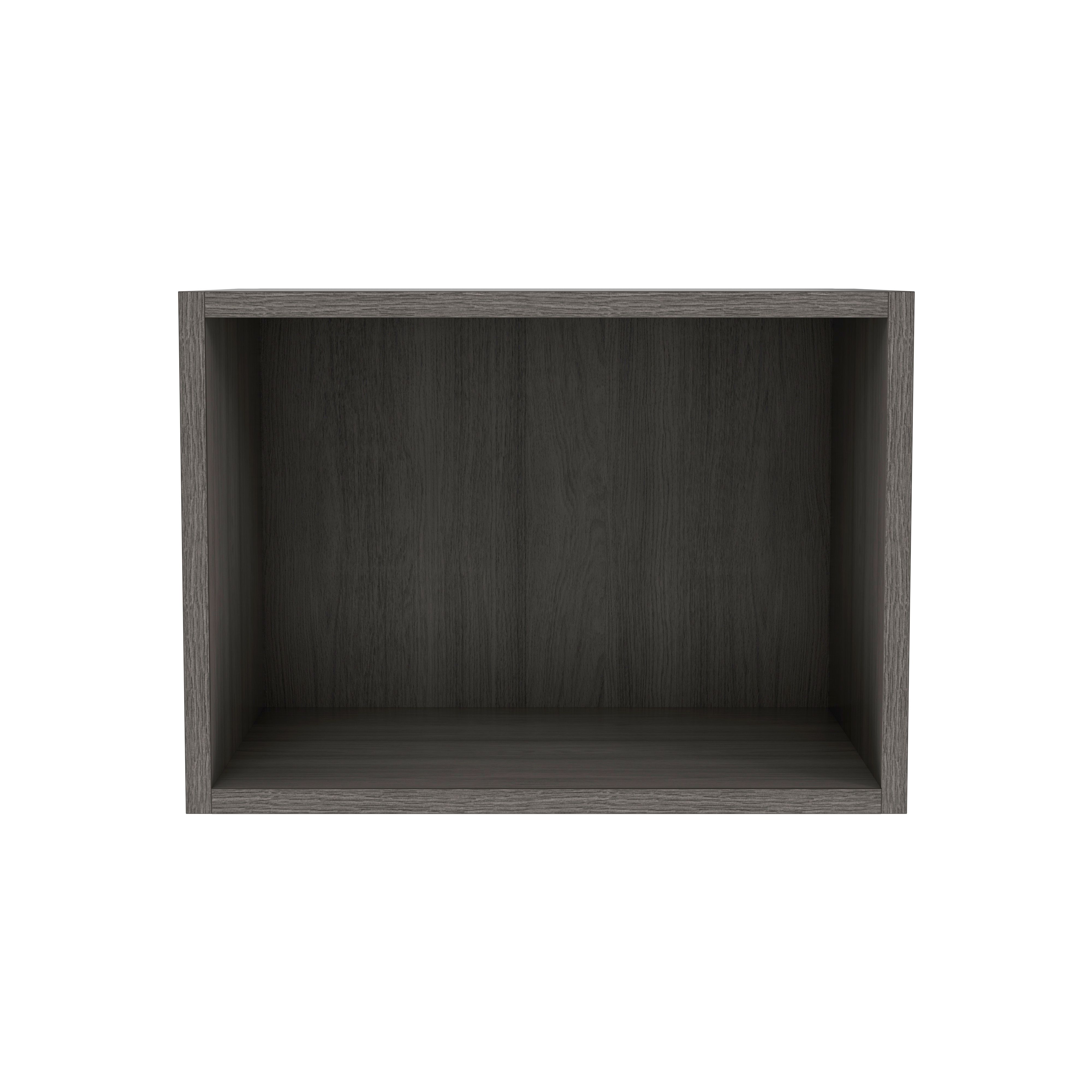 GoodHome Caraway Oak effect Grey Bridging Wall cabinet, (W)500mm (D)340mm