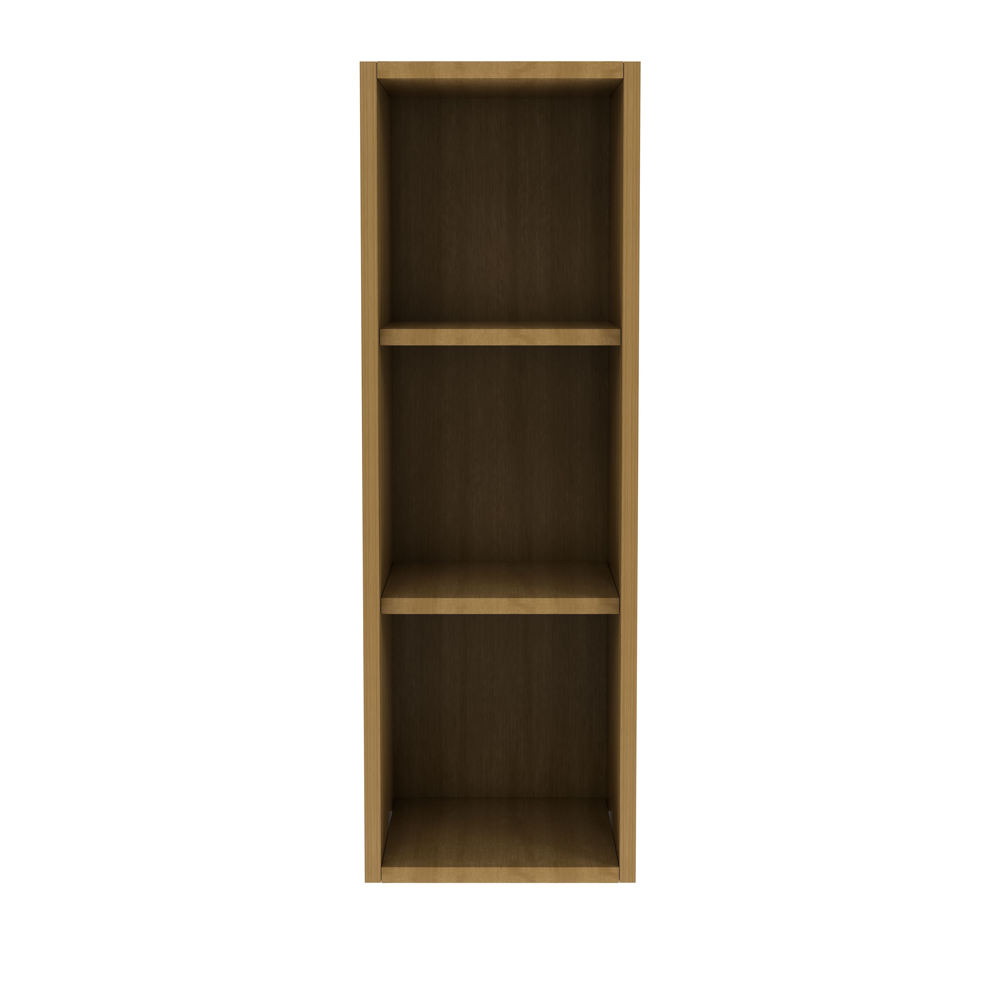 GoodHome Caraway Oak effect Tall Wall cabinet, (W)300mm (D)320mm
