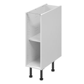 GoodHome Caraway White Base cabinet, (W)250mm