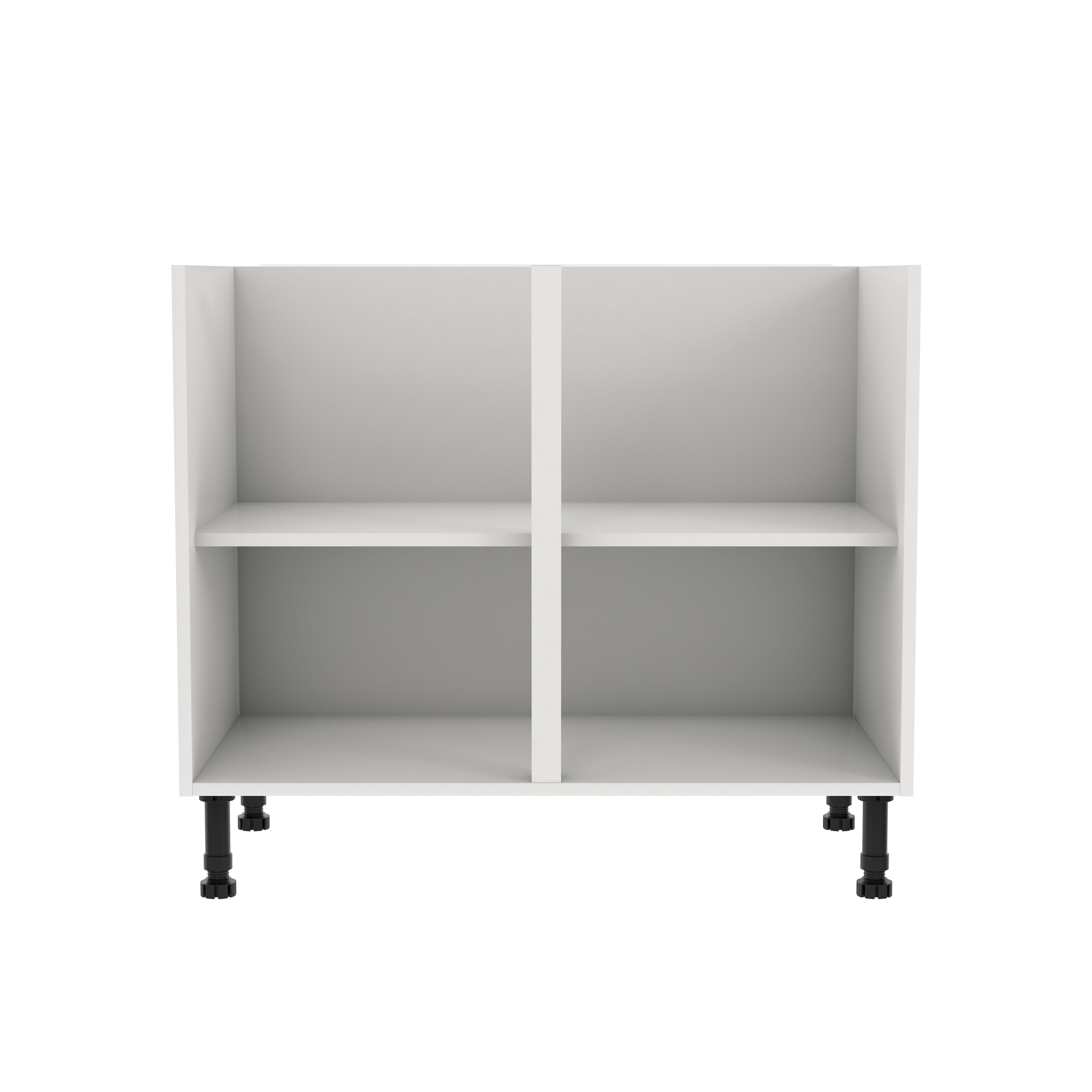GoodHome Caraway White Base unit, (W)1000mm