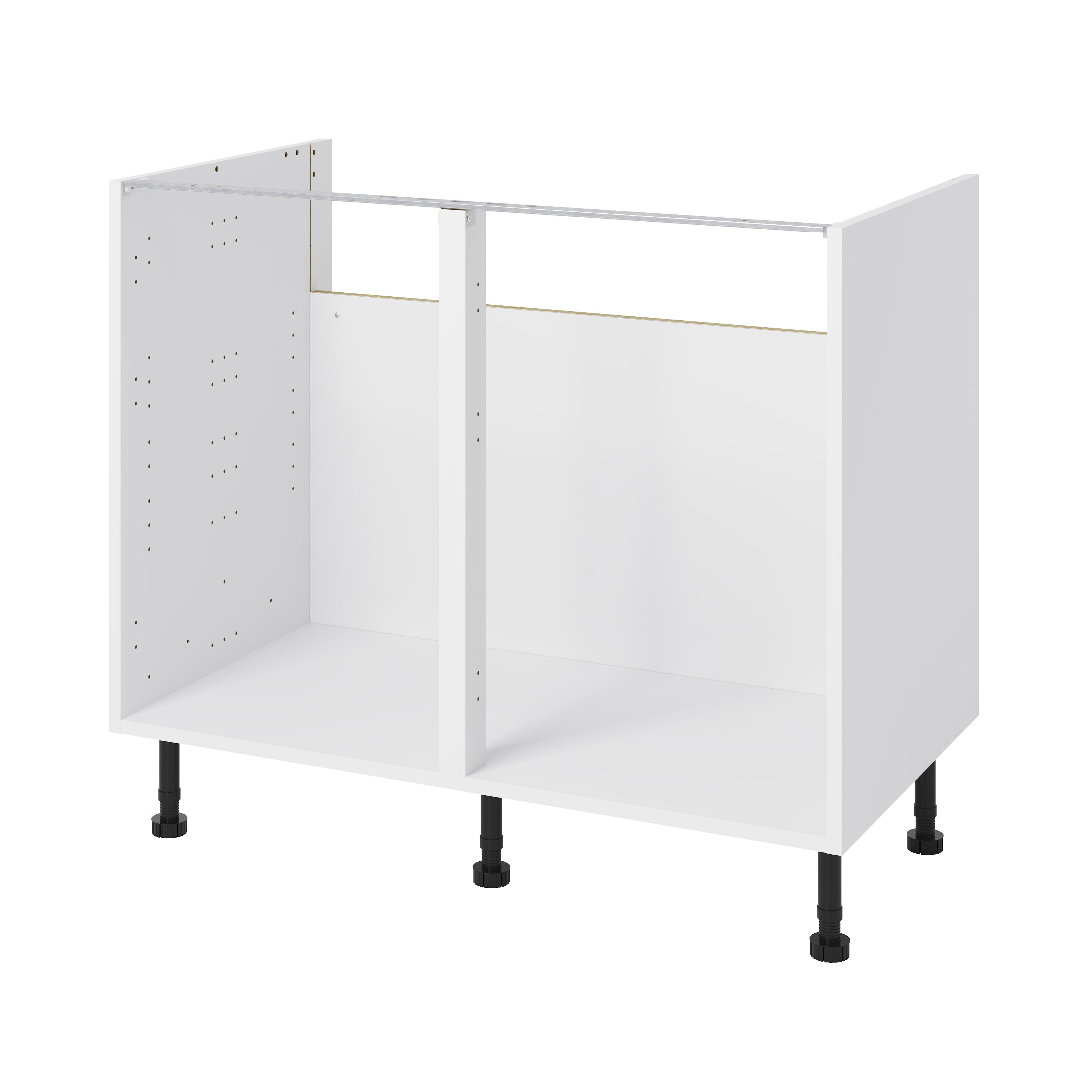 GoodHome Caraway White Base unit, (W)1000mm