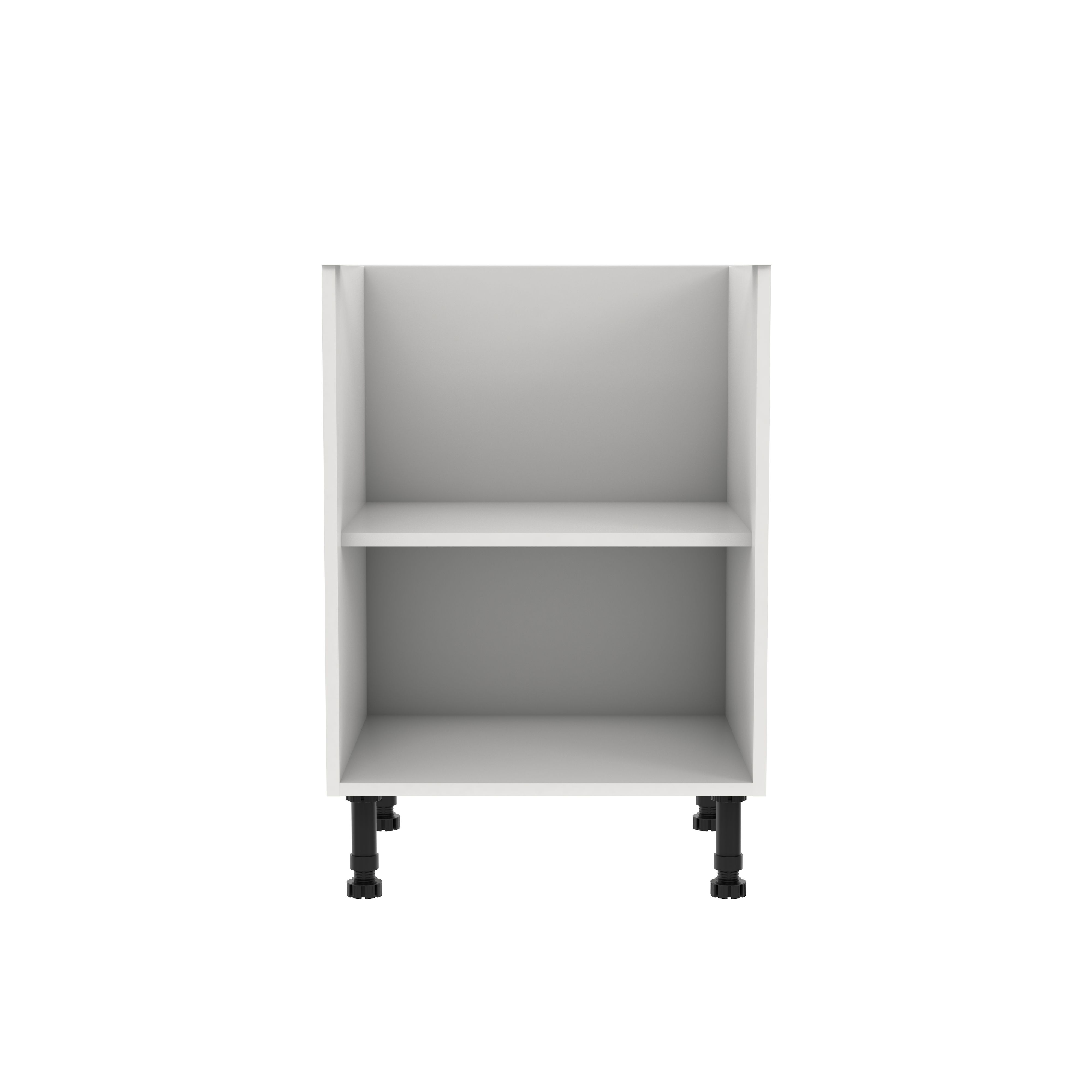 GoodHome Caraway White Base unit, (W)600mm