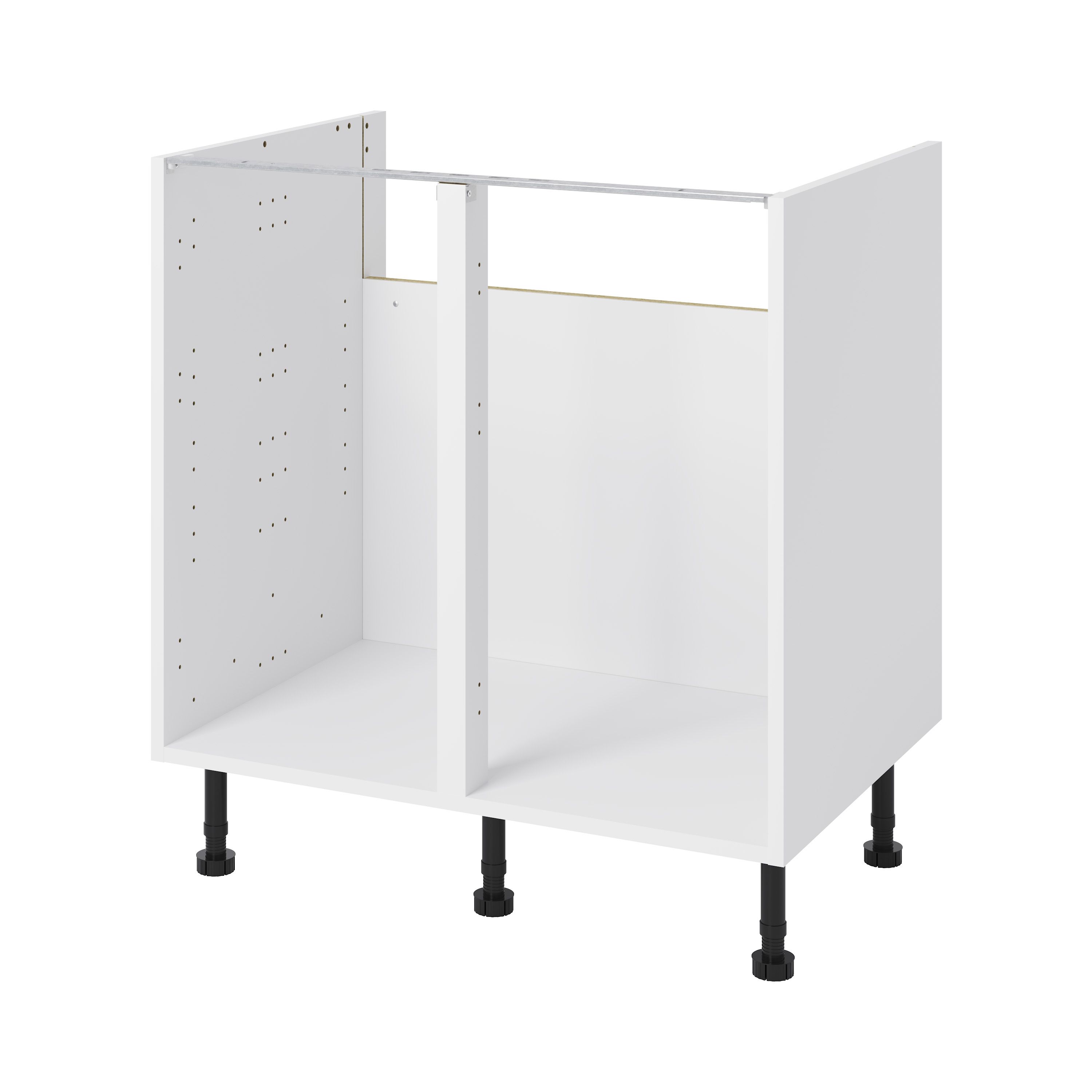 GoodHome Caraway White Base unit, (W)800mm